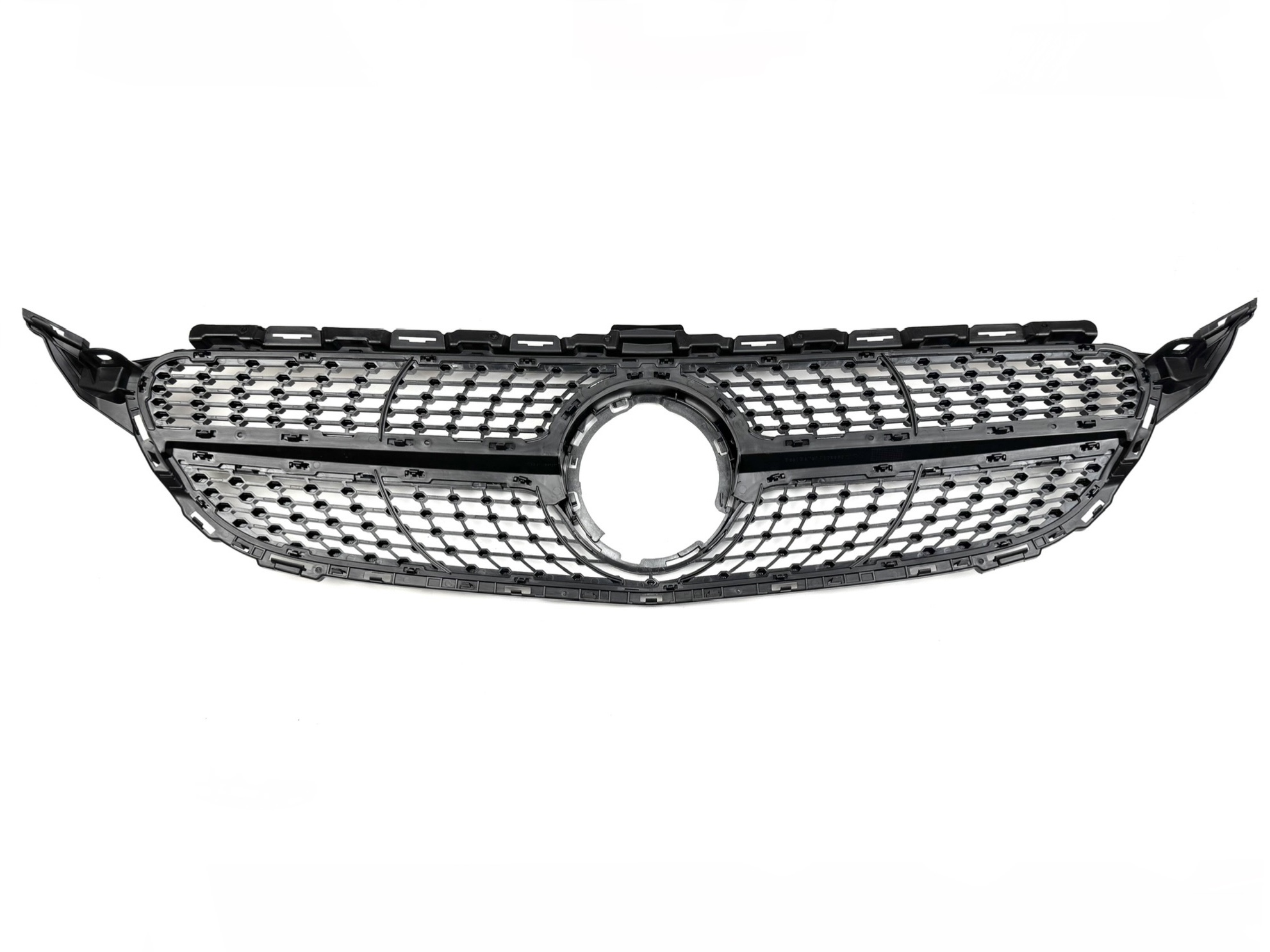 Решітка радіатора Diamond Silver Mercedes C-Class W205 2019-2021 4