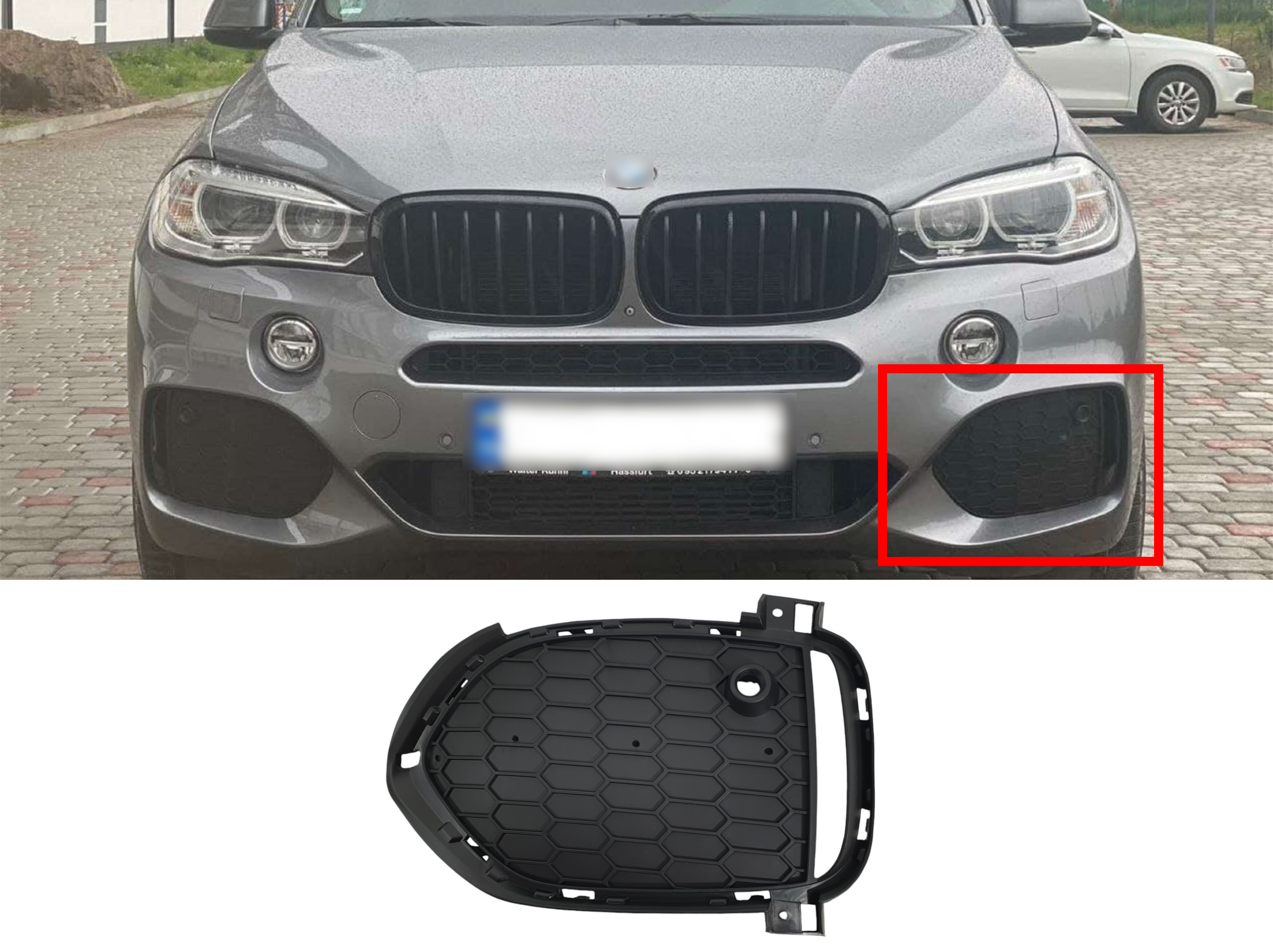 Решітки в бампер LH на BMW X5 F15 2013-2018 року