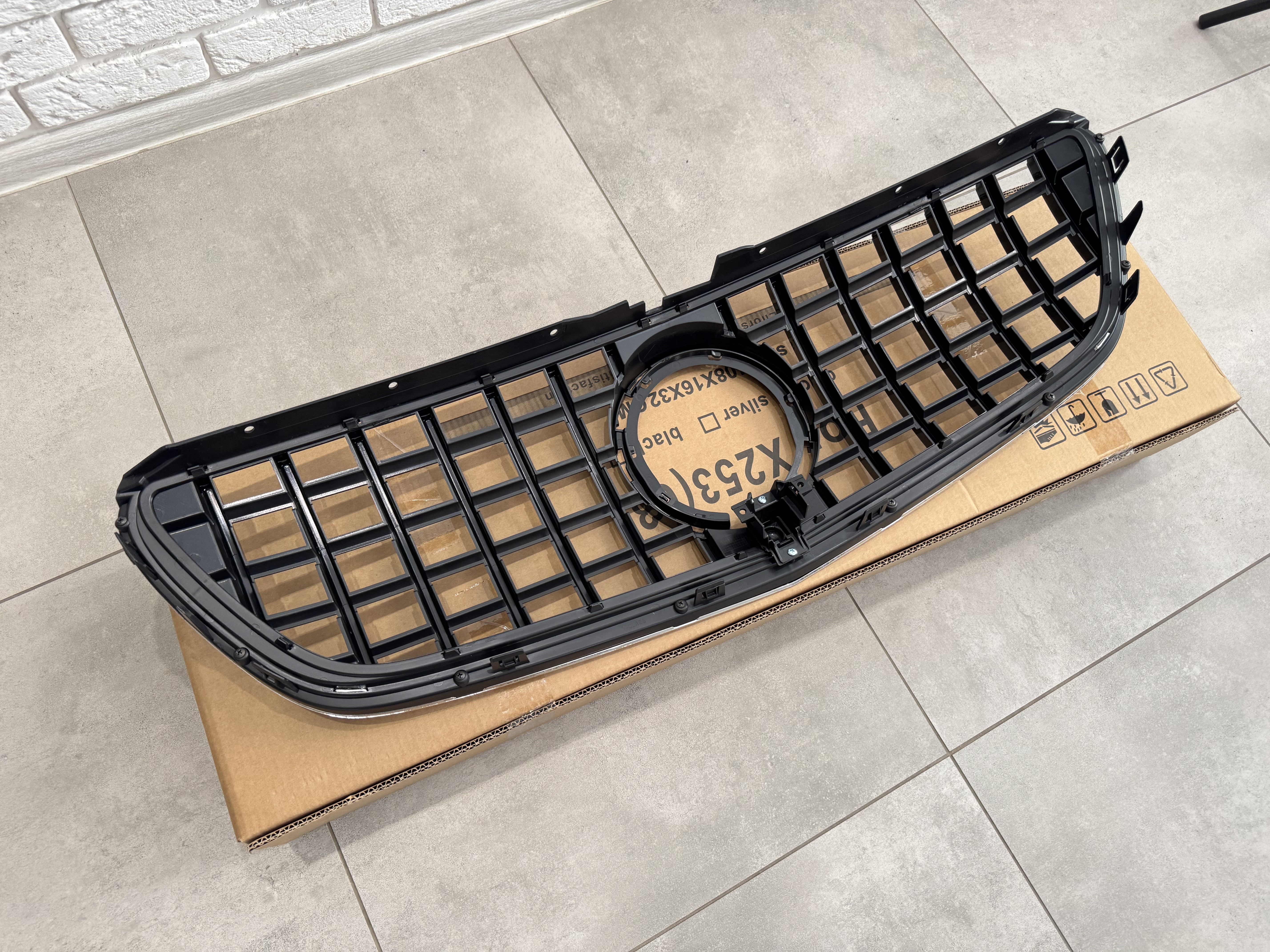 Решітка радіатора GT CHROME Mercedes Benz V-class W447 2020-2023 ДЛЯ AMG 3