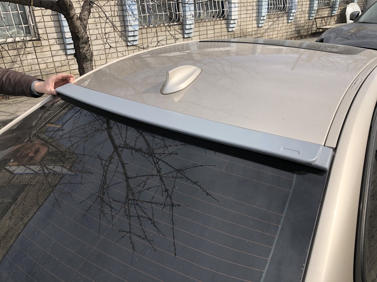 Козирок на скло BMW F30 2012-2018 ABS пластик під фарбування 4