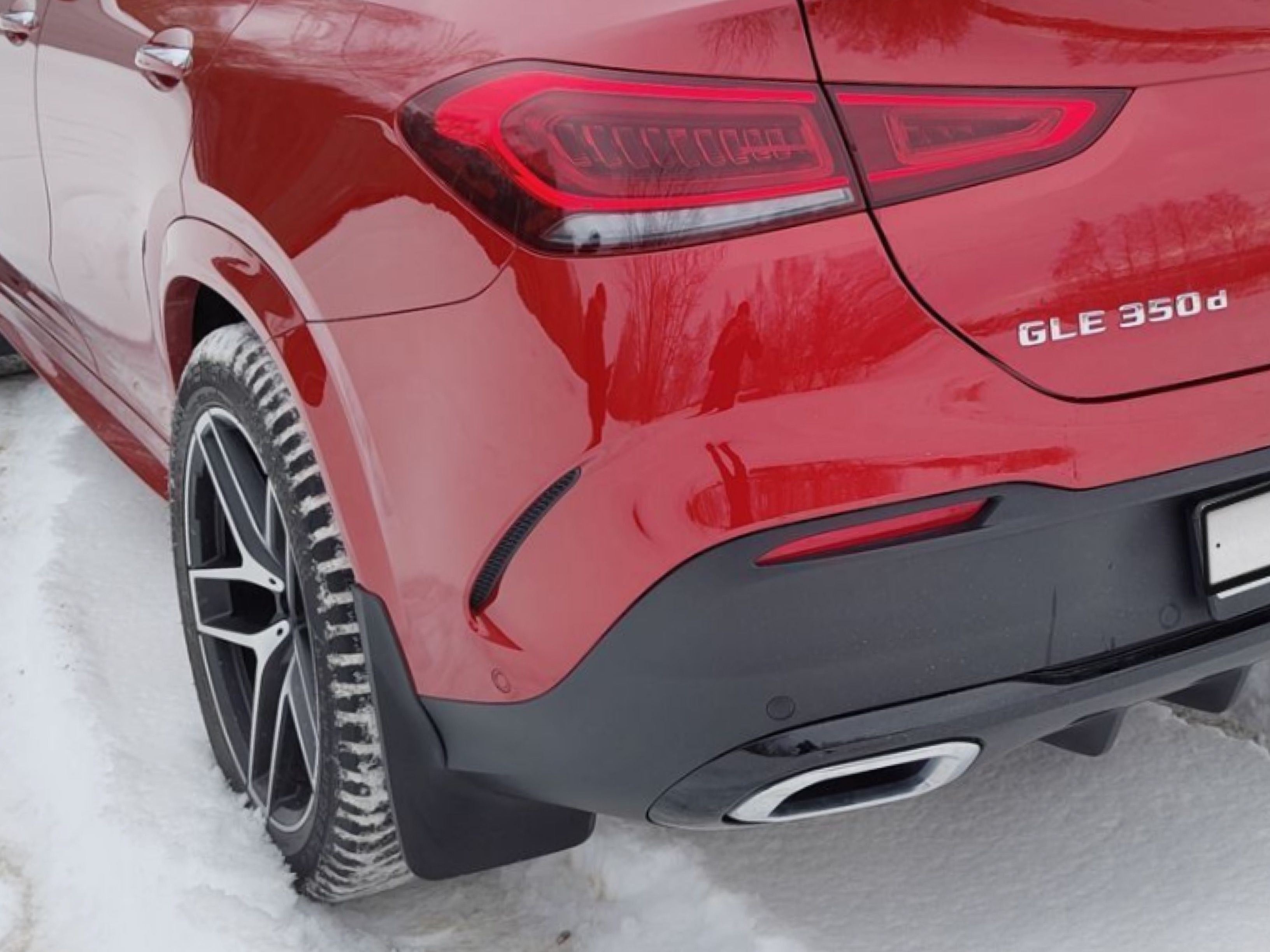 Бризковики Mercedes GLE C167 2019+ AMG БЕЗ ПІДНІЖКИ, КРІМ AMG 53 63s! комплект 4 шт. 5