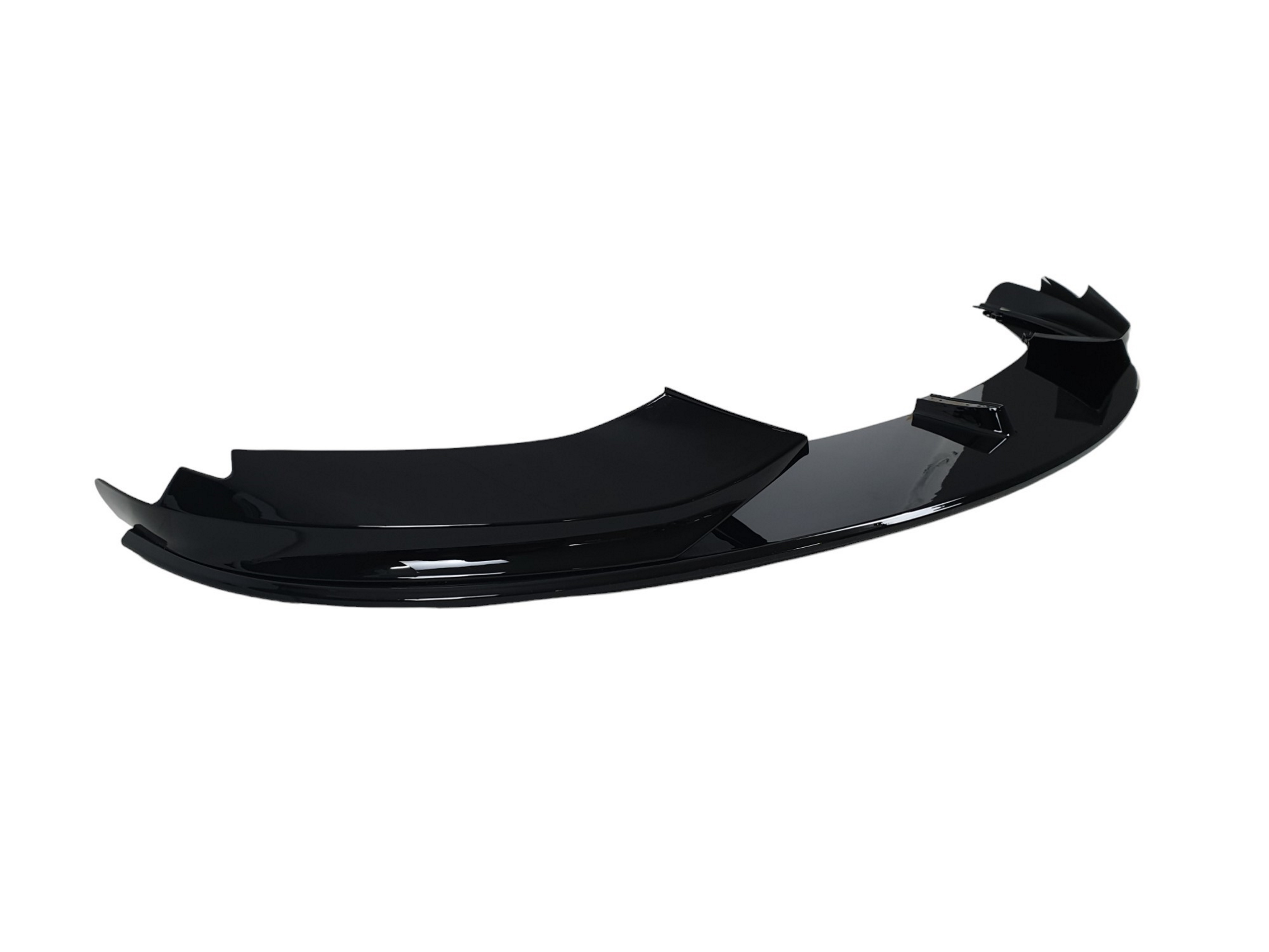 Губа (переднього бампера) Чорний глянець (M-Performance) V2 на BMW 4 Series F32 / F33 2013-2020 року 2