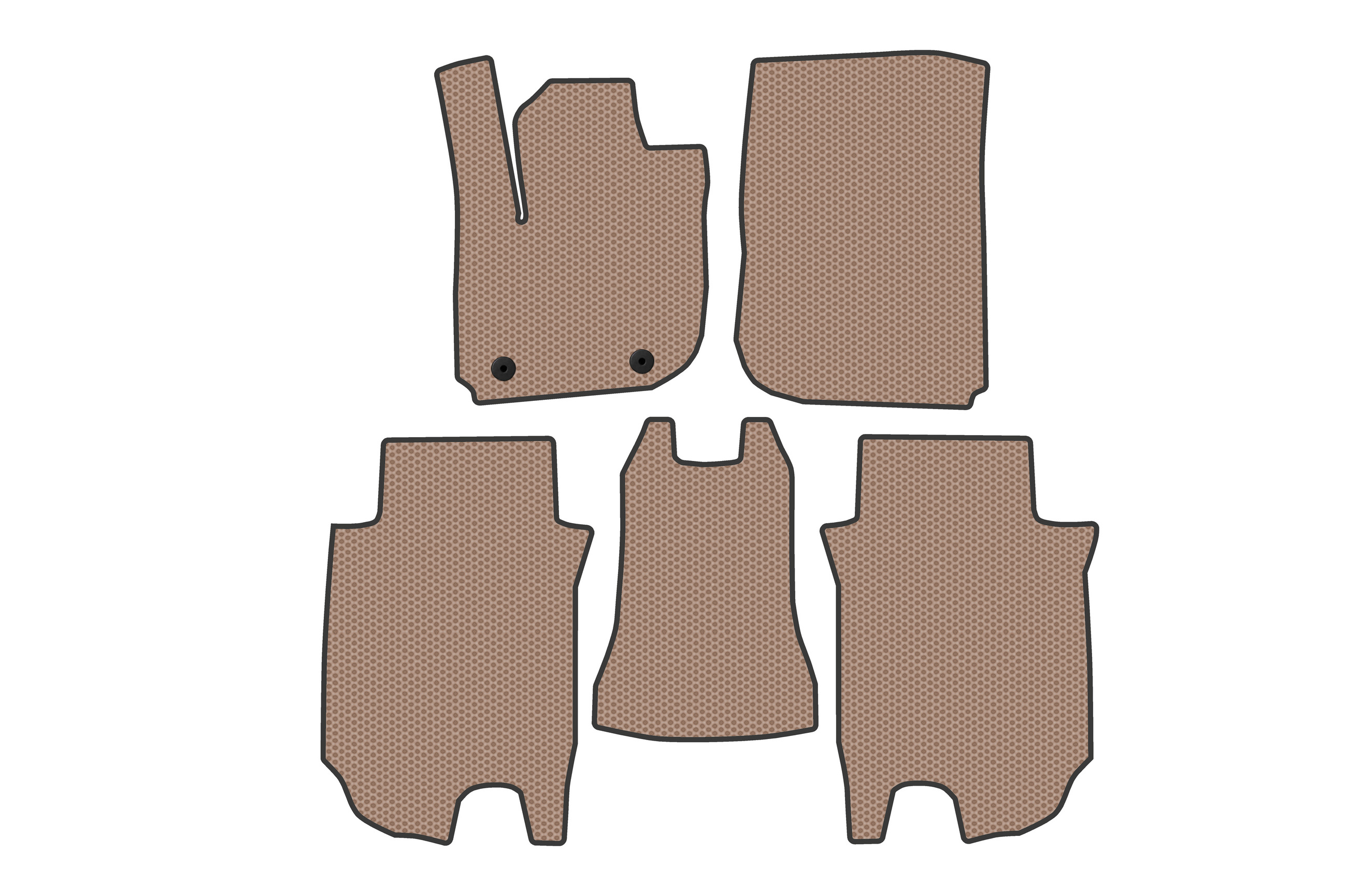 Гумові килимки Carsuit (Бежевий)