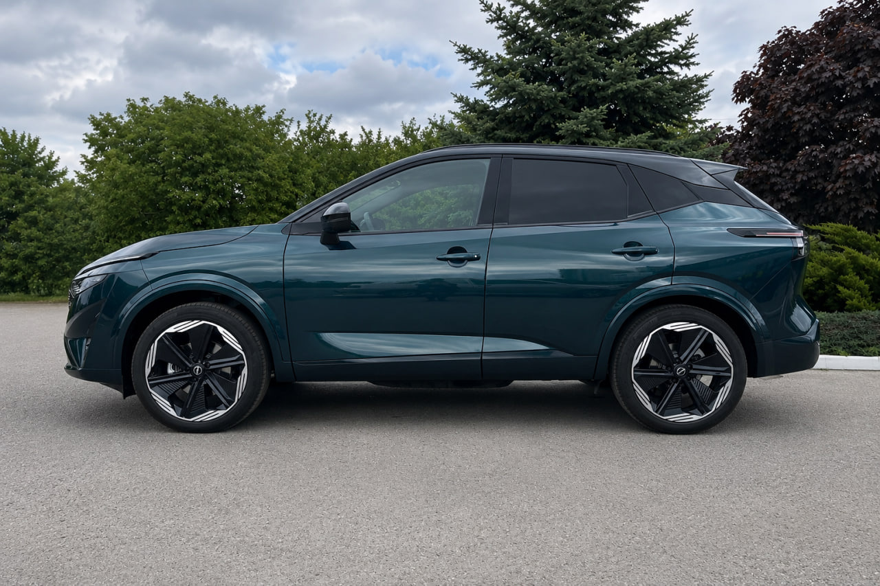 Інтегровані рейлінги чорні OEM (Алюміній, установка на клей)