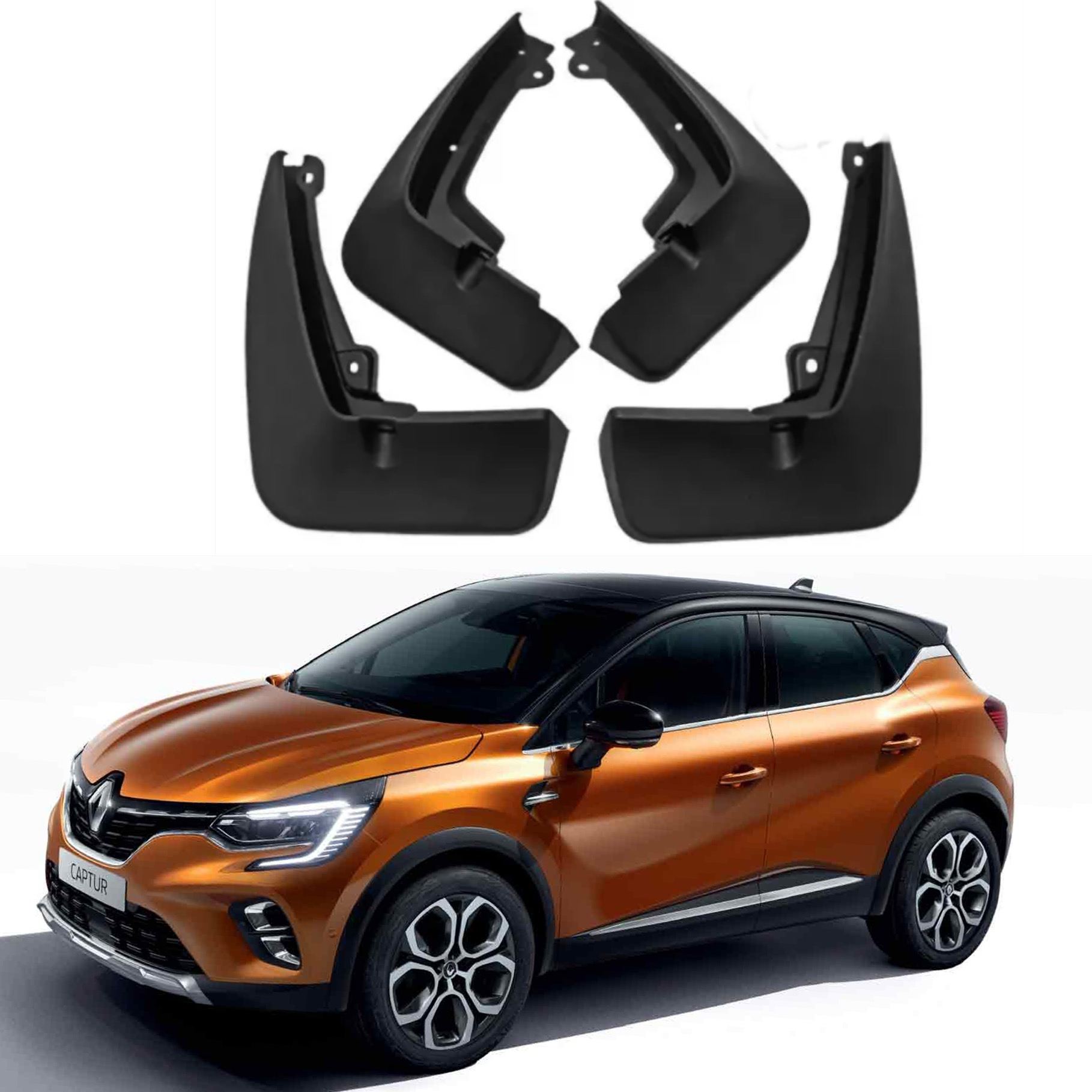 Бризковики Renault Captur 2020+, комплект 4шт.