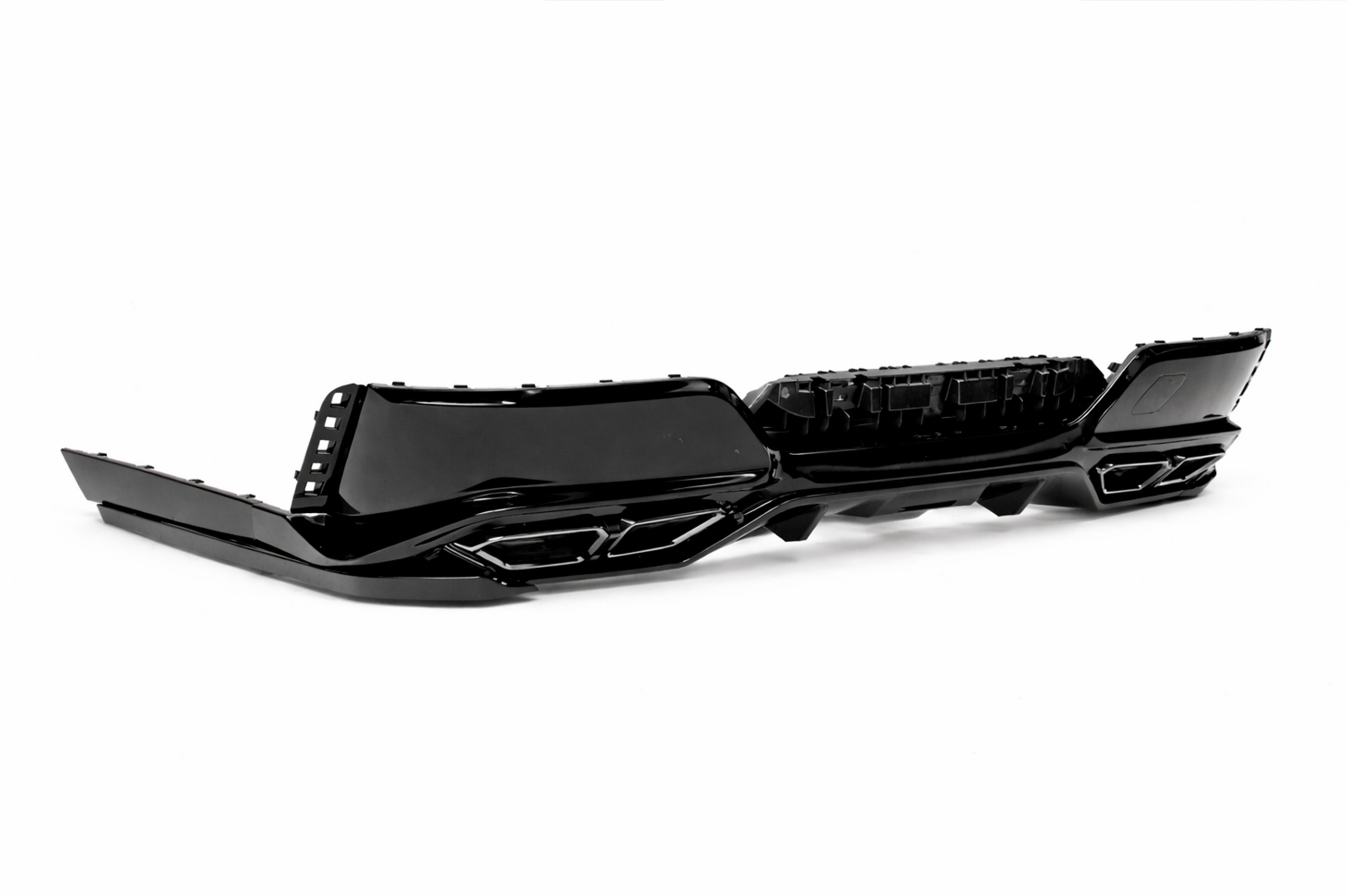 Дифузор заднього бампера з насадками (для M760, M-Sport та i7 M70) 5