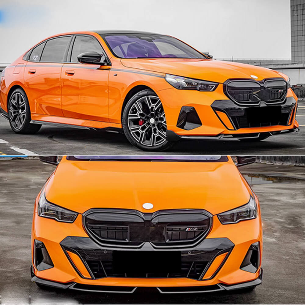 Накладка на передній бампер Lip (для M-Sport, Карбон) 2