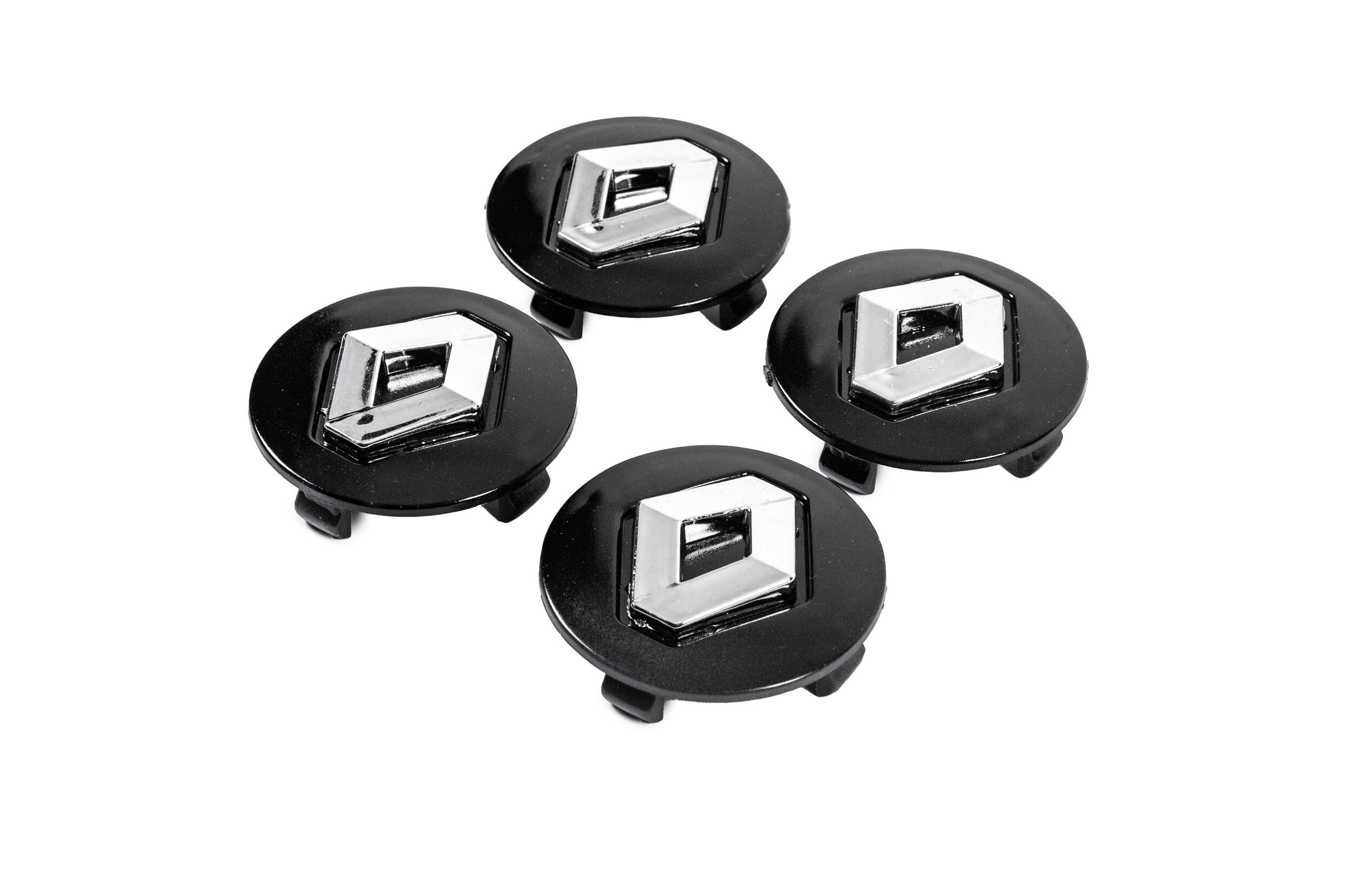Ковпачки диски чорні 5650v1 (56мм на 50мм, 4 шт) 2