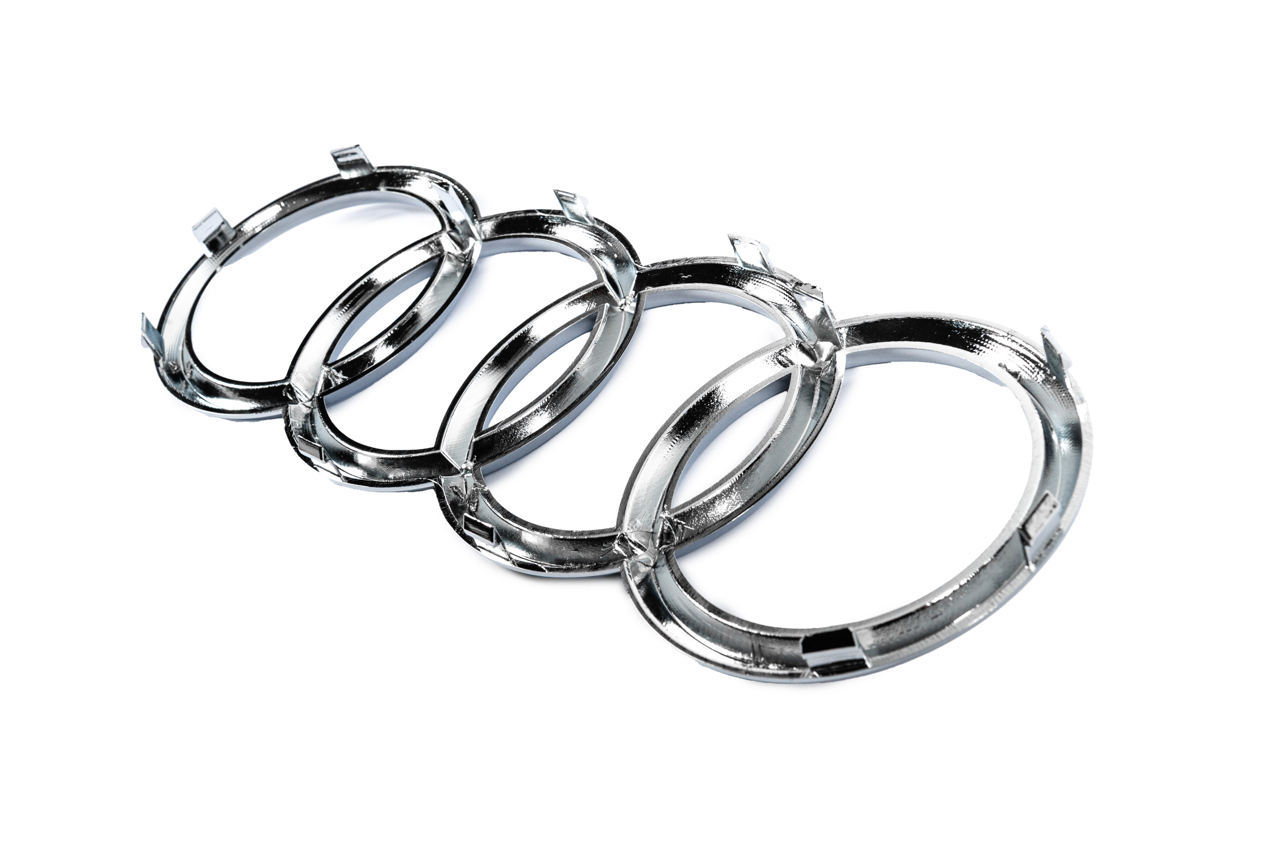 Передня емблема Audi Chome (285 мм на 100 мм) 5