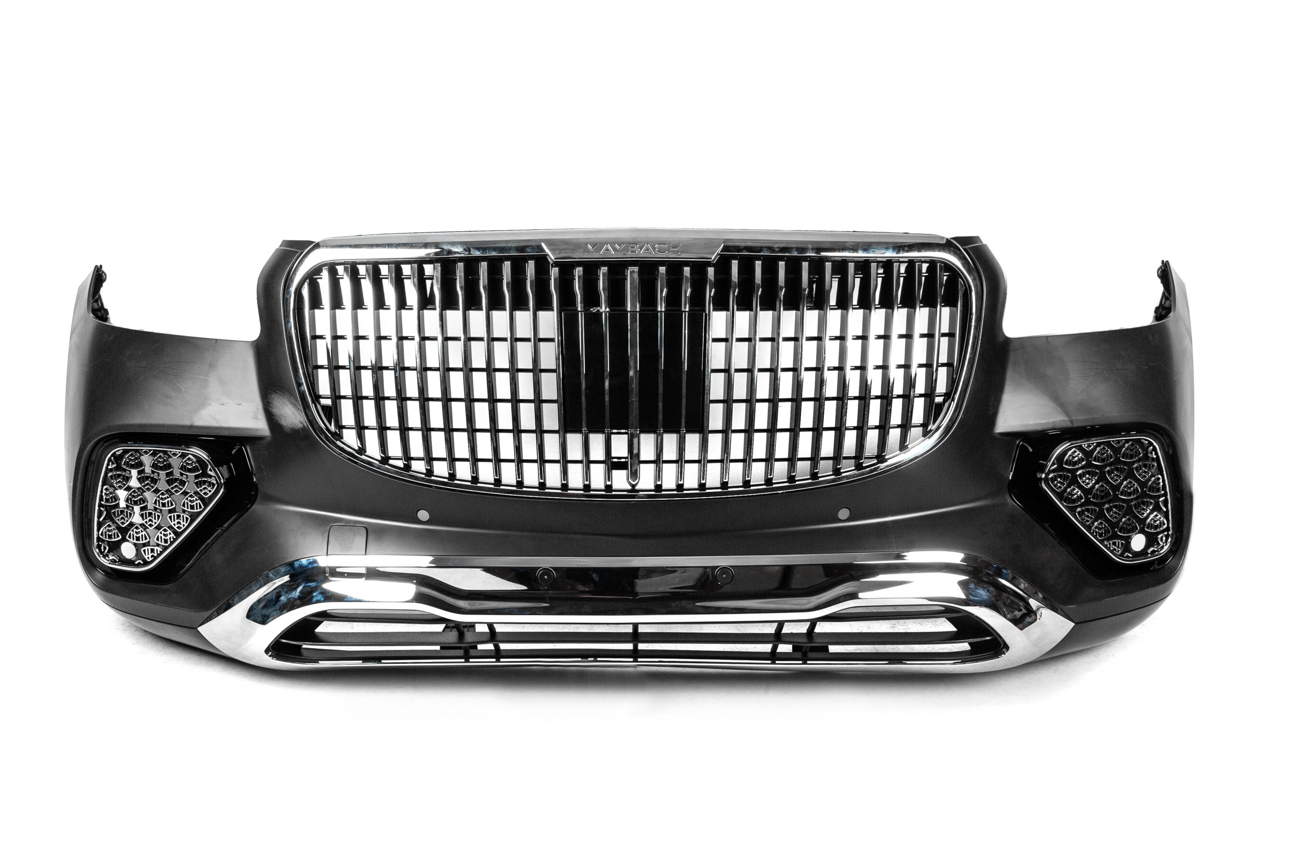 Передній бампер в зібраному вигляді Maybach GLS600 (2025-Design) 2