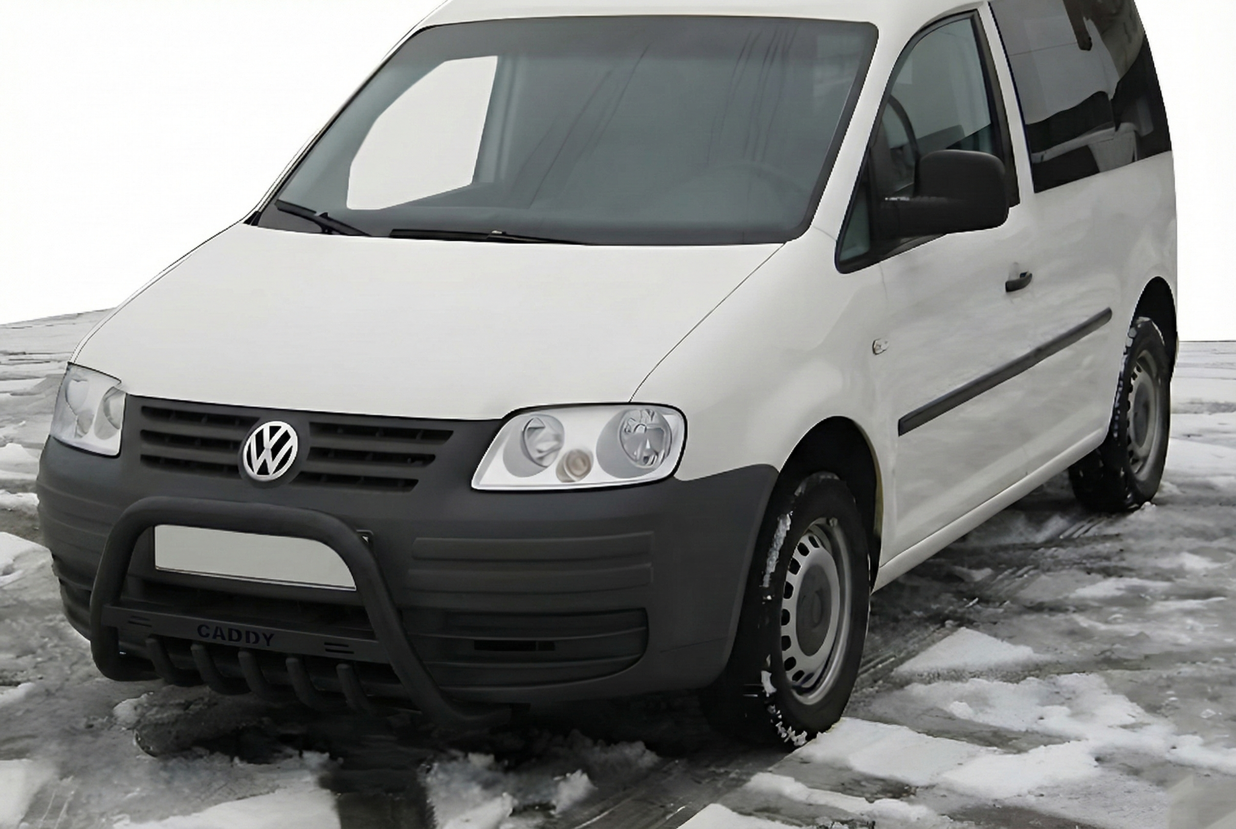 Кенгурятник WT004 Black (нерж)