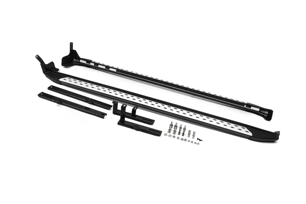 Бокові пороги OEM-BMW-V2 (2 шт, пластик) 5