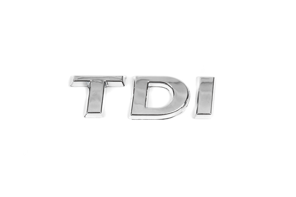 Напис TDI (під оригінал) TD-хром, I-червона 5