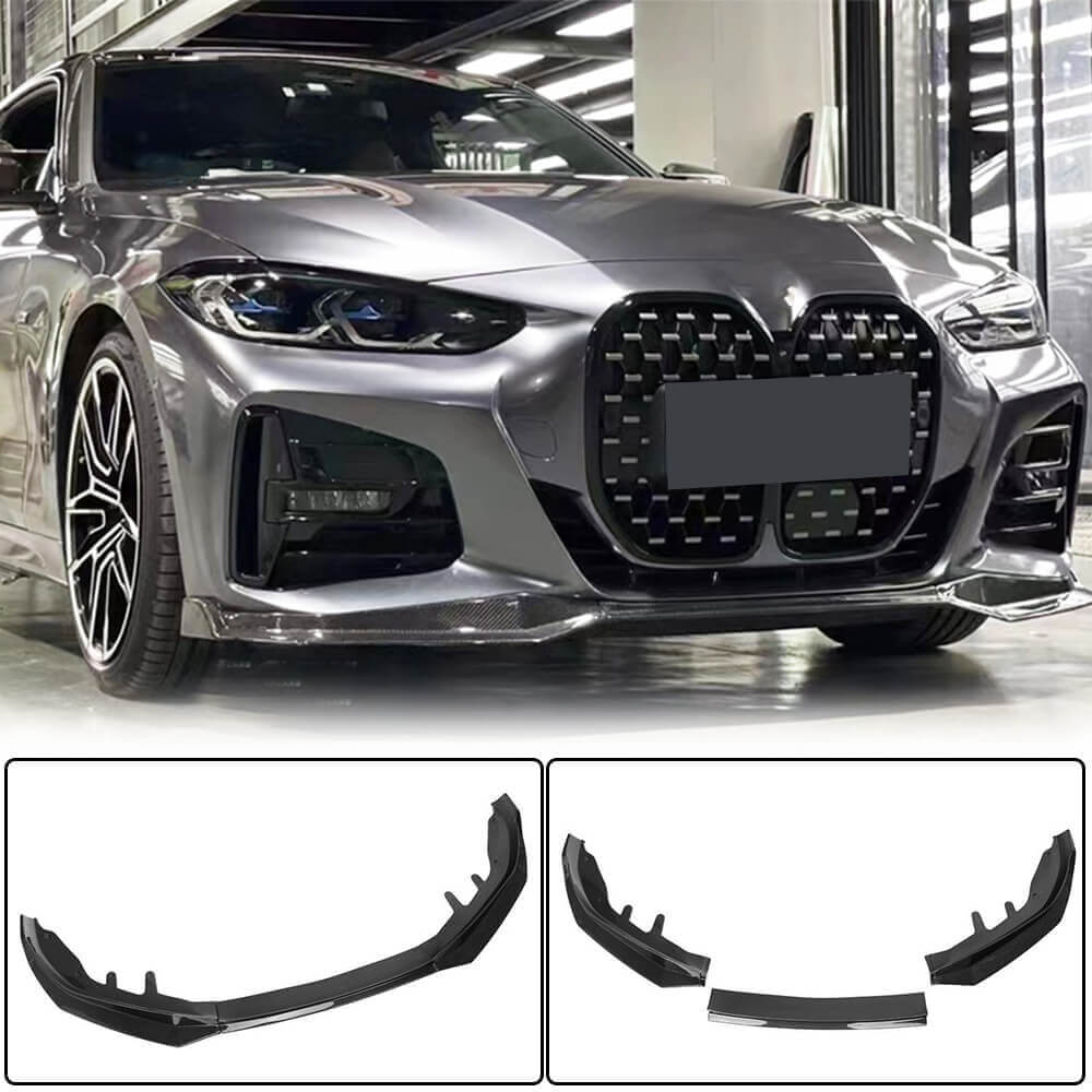 Накладка на передній бампер Lip V1 (для G22/G23 M-Sport, Карбон)