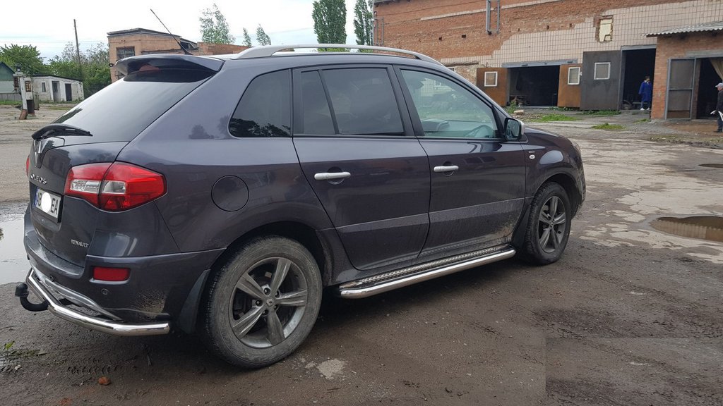 Бокові пороги Premium (2 шт., нерж.) 60 мм 4