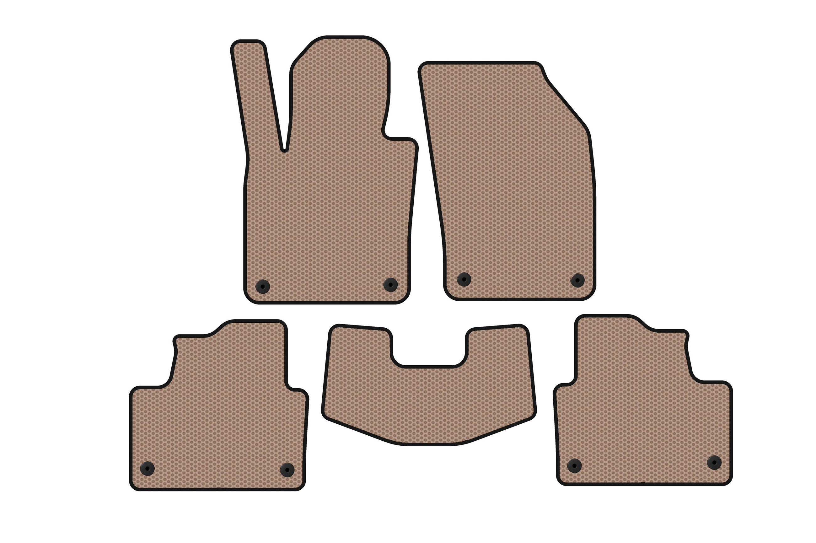 Гумові килимки Carsuit (Бежевий)