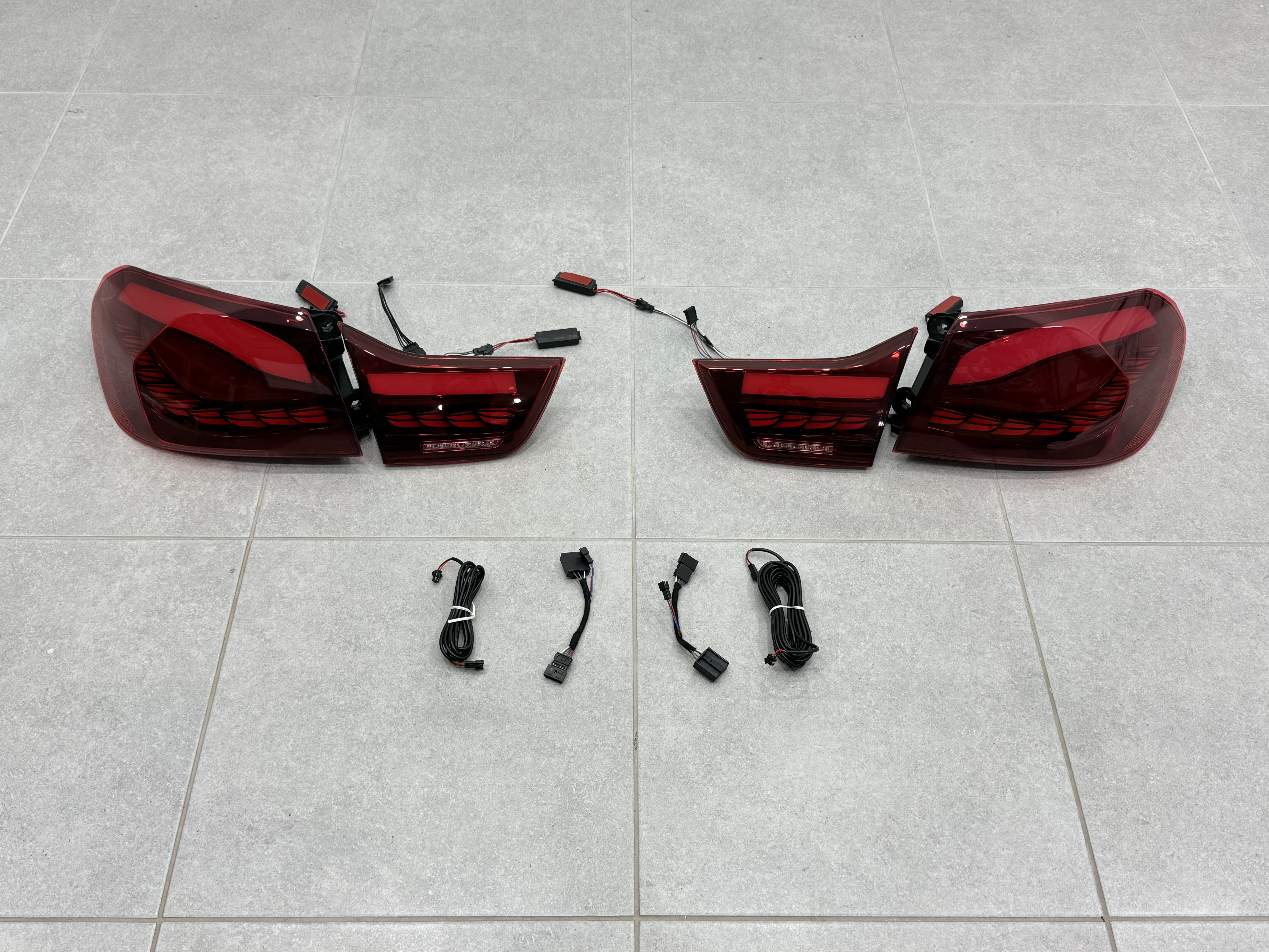 Задні LED ліхтарі стиль M4 для BMW 4 series F32 F33 F36 F82 F83 2013-2020 червоні, комплект 4шт. 2