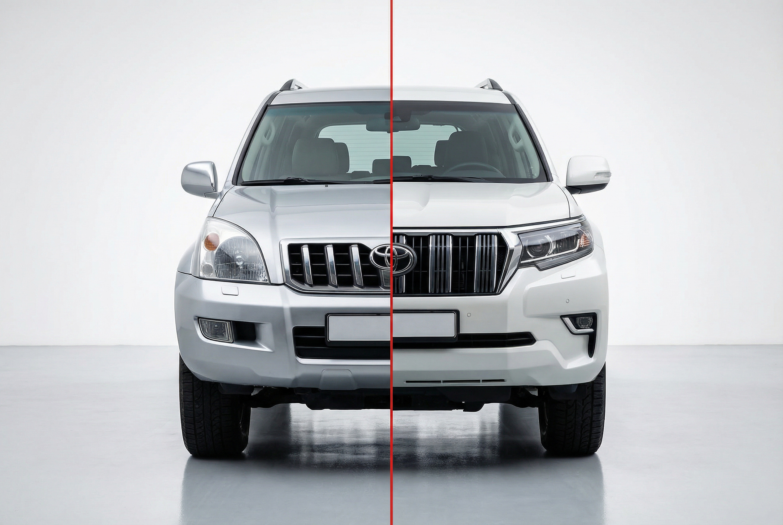 Комплект рестайлінгу в Toyota Land Cruiser Prado 150 2017+