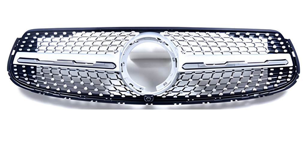 Передня решітка Diamond Silver (для GLC 43 AMG/GLC 63 AMG/AMG-Line 2019-2022) Без місця під камеру 2