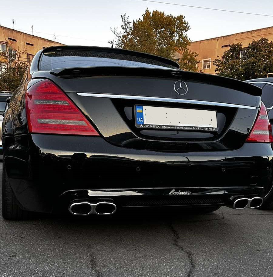 Насадки на глушник AMG S65 2