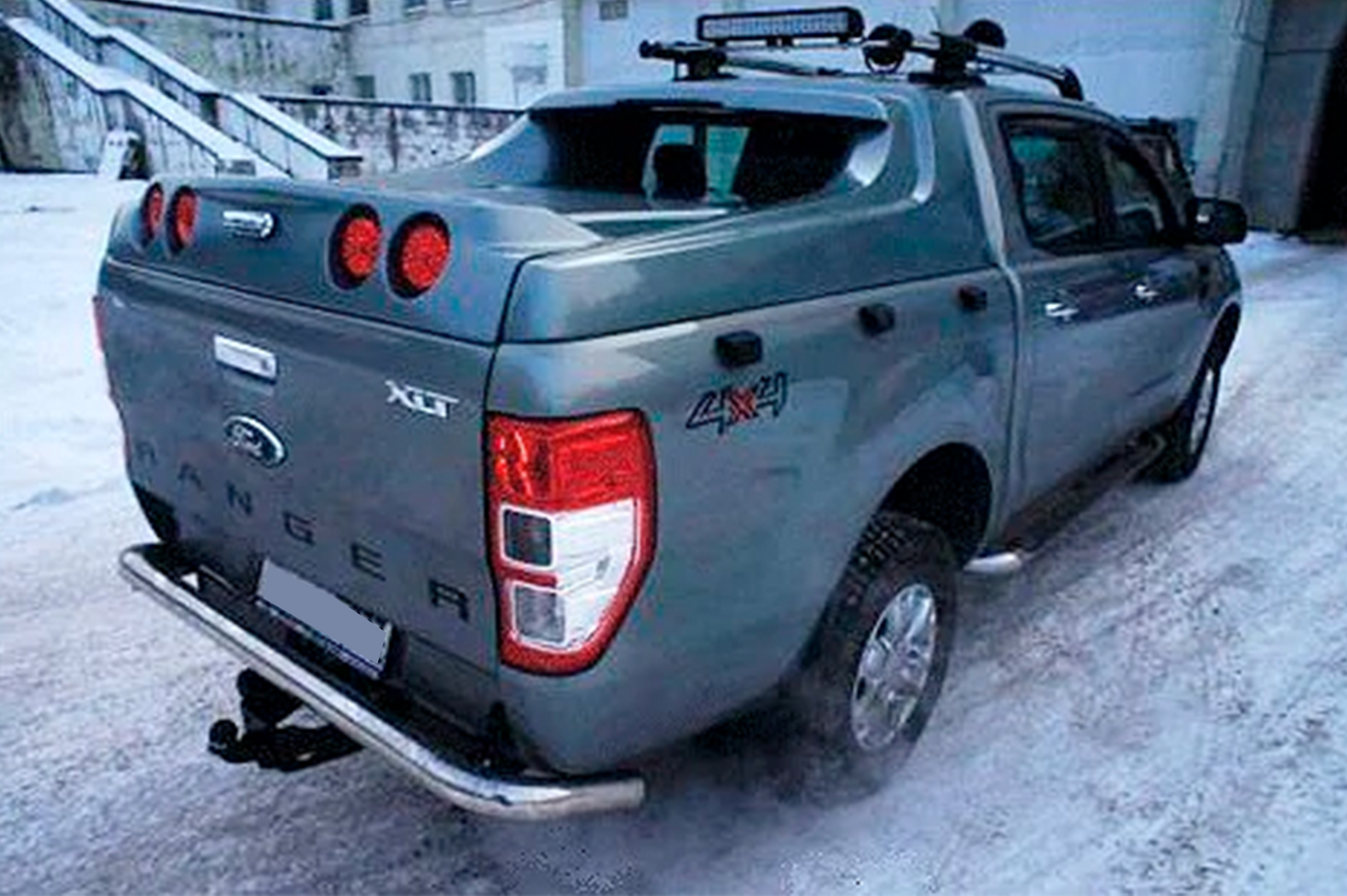 Задній захист AK005 (2011-2018, нерж) 3