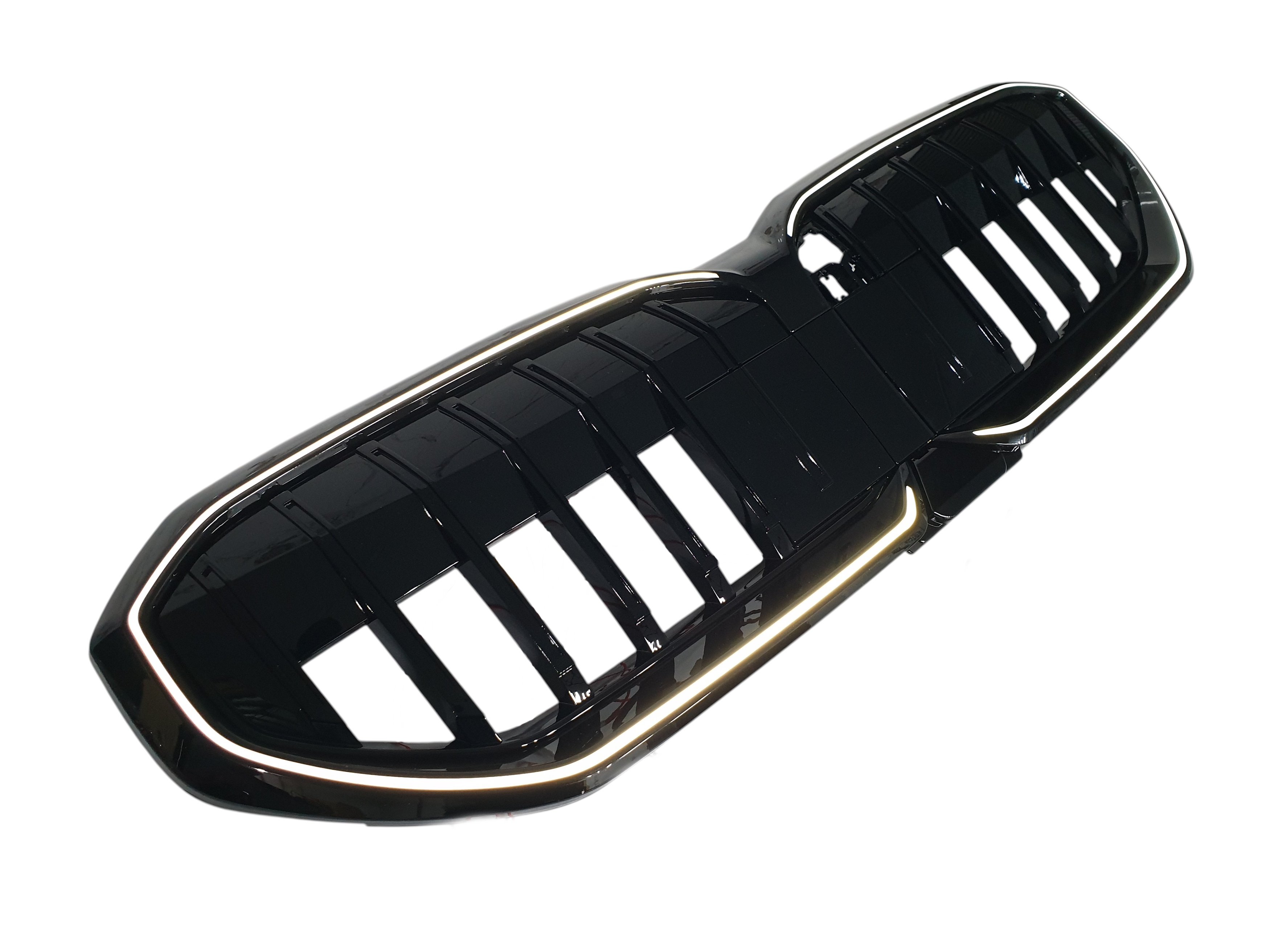Ніздрі Чорний глянець LED (Iconic Glow) на BMW 5 Series G60 / G61 2023-2025 року 2