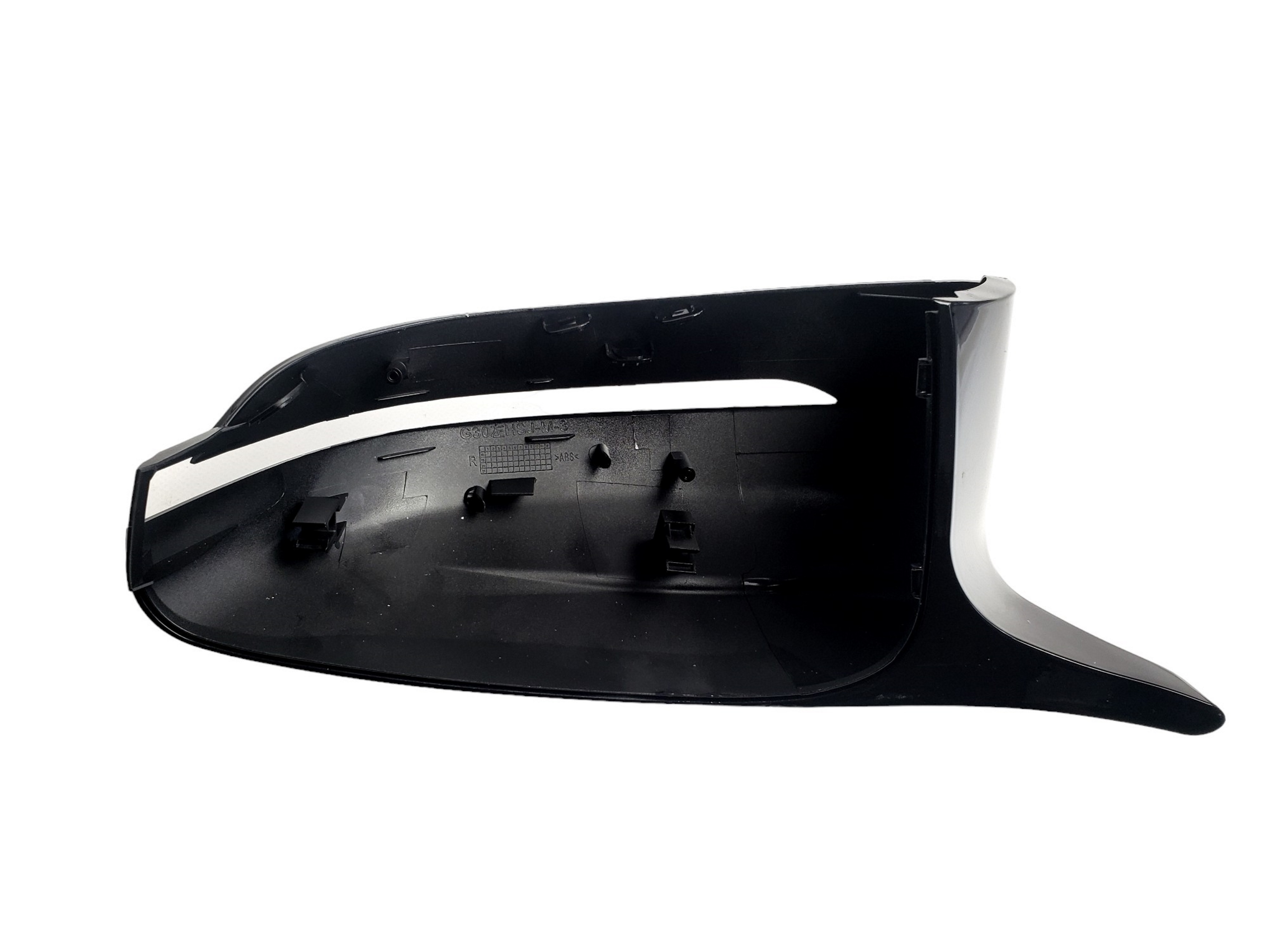 Накладки на дзеркала Чорний глянець (M-Look) на BMW 5 Series G30 / G31 2017-2020 року 3