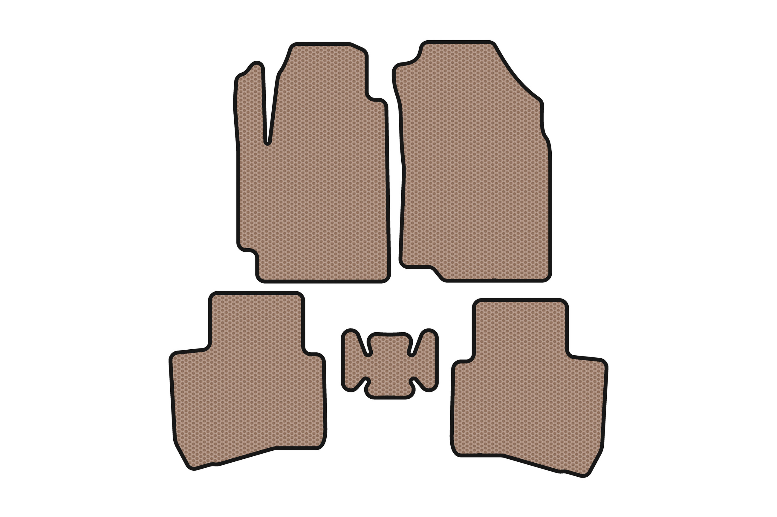 Гумові килимки Carsuit (Бежевий)