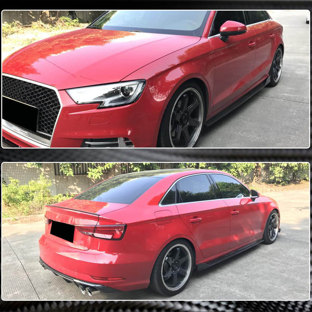 Бокові пороги (для Base Sedan, Карбон) 4