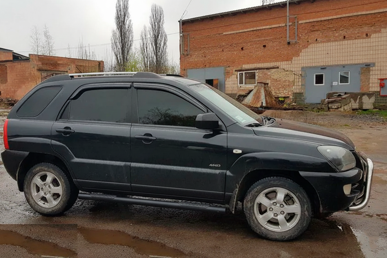 Бічні труби Black (2 шт., Нерж.) 4