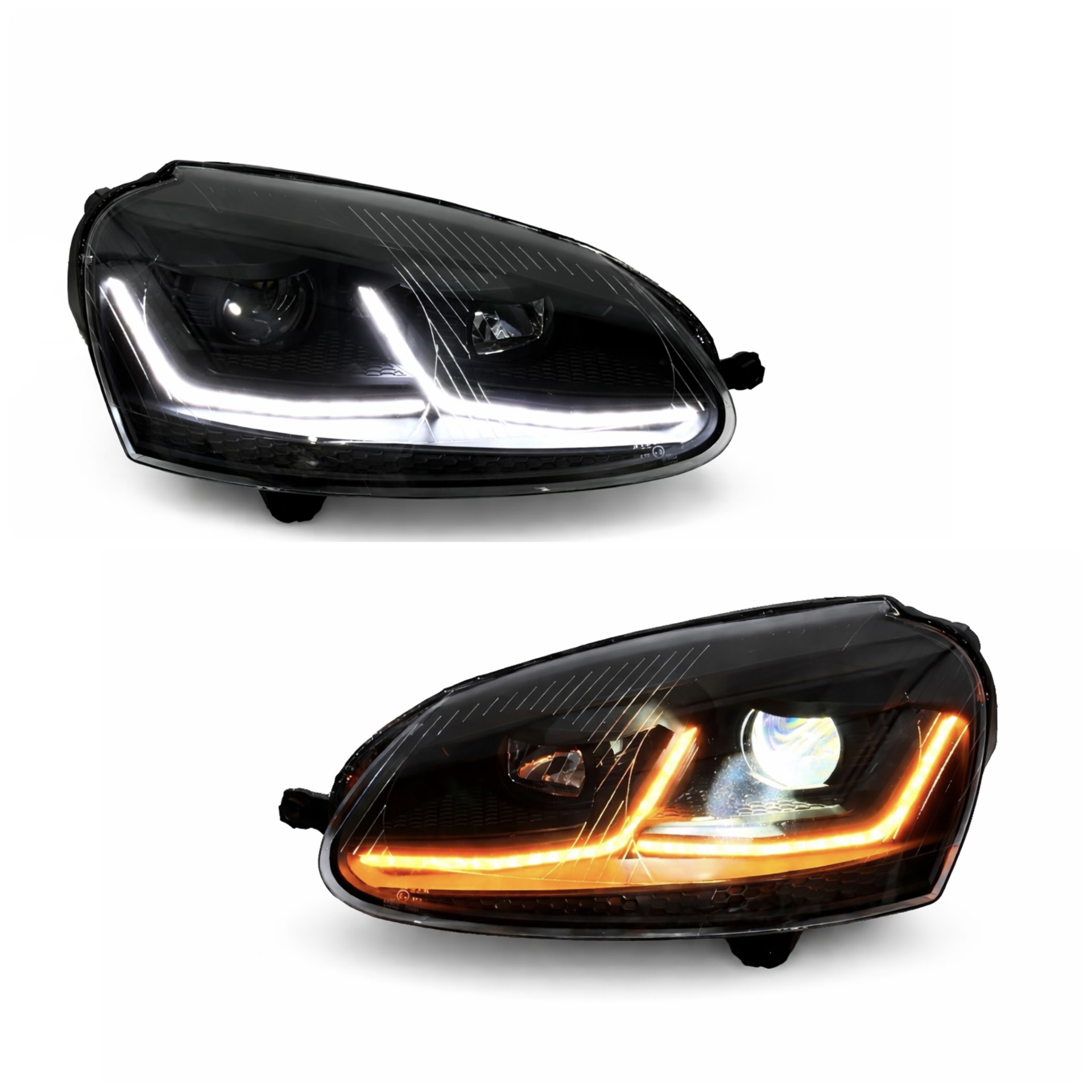 FULL LED фари для Volkswagen Golf / Jetta 5 2004-2010