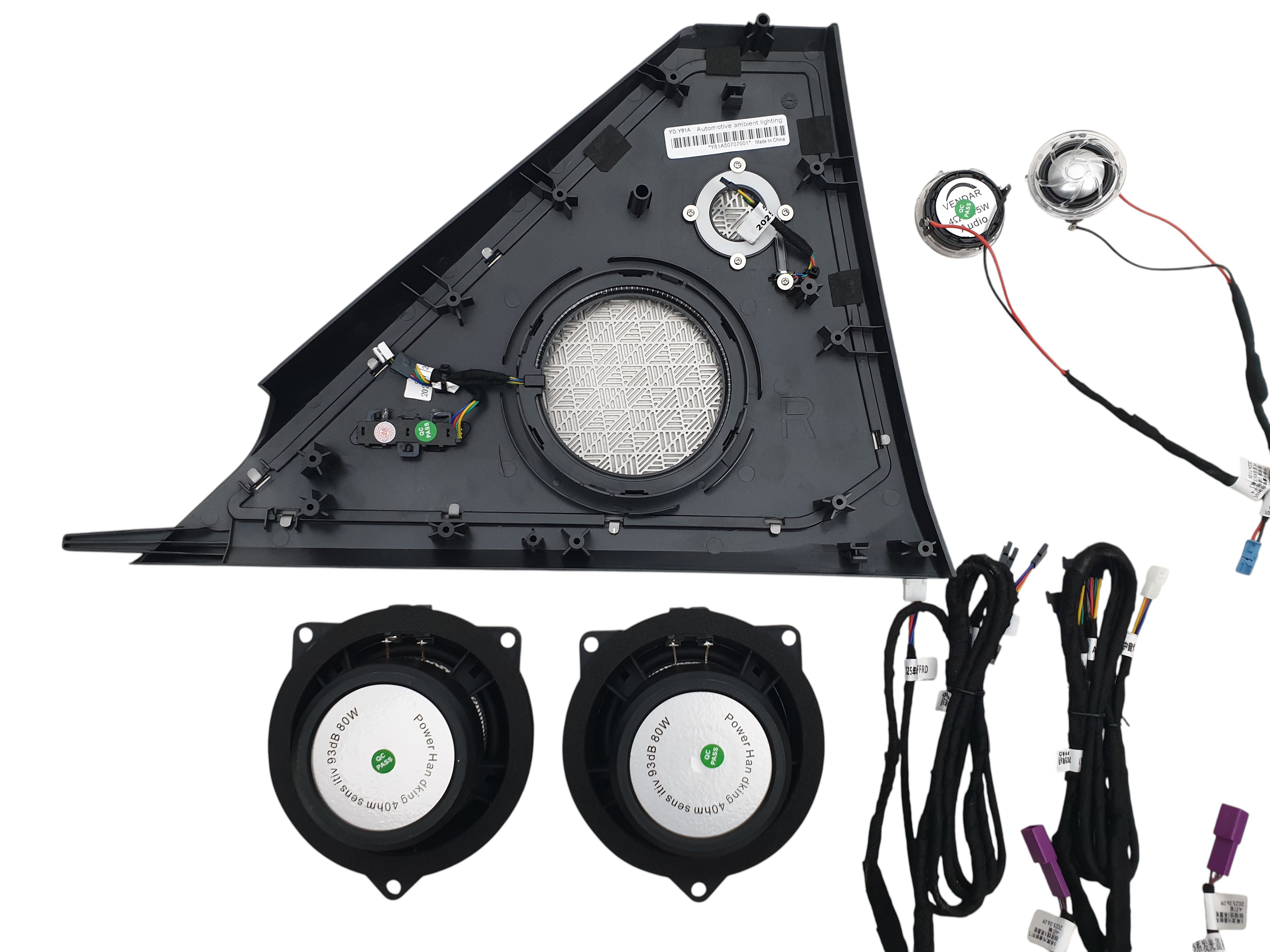 Сітки на динаміки (Bowers & Wilkins) Silver на BMW 5 Series G60 / G61 2023-2025 року 5