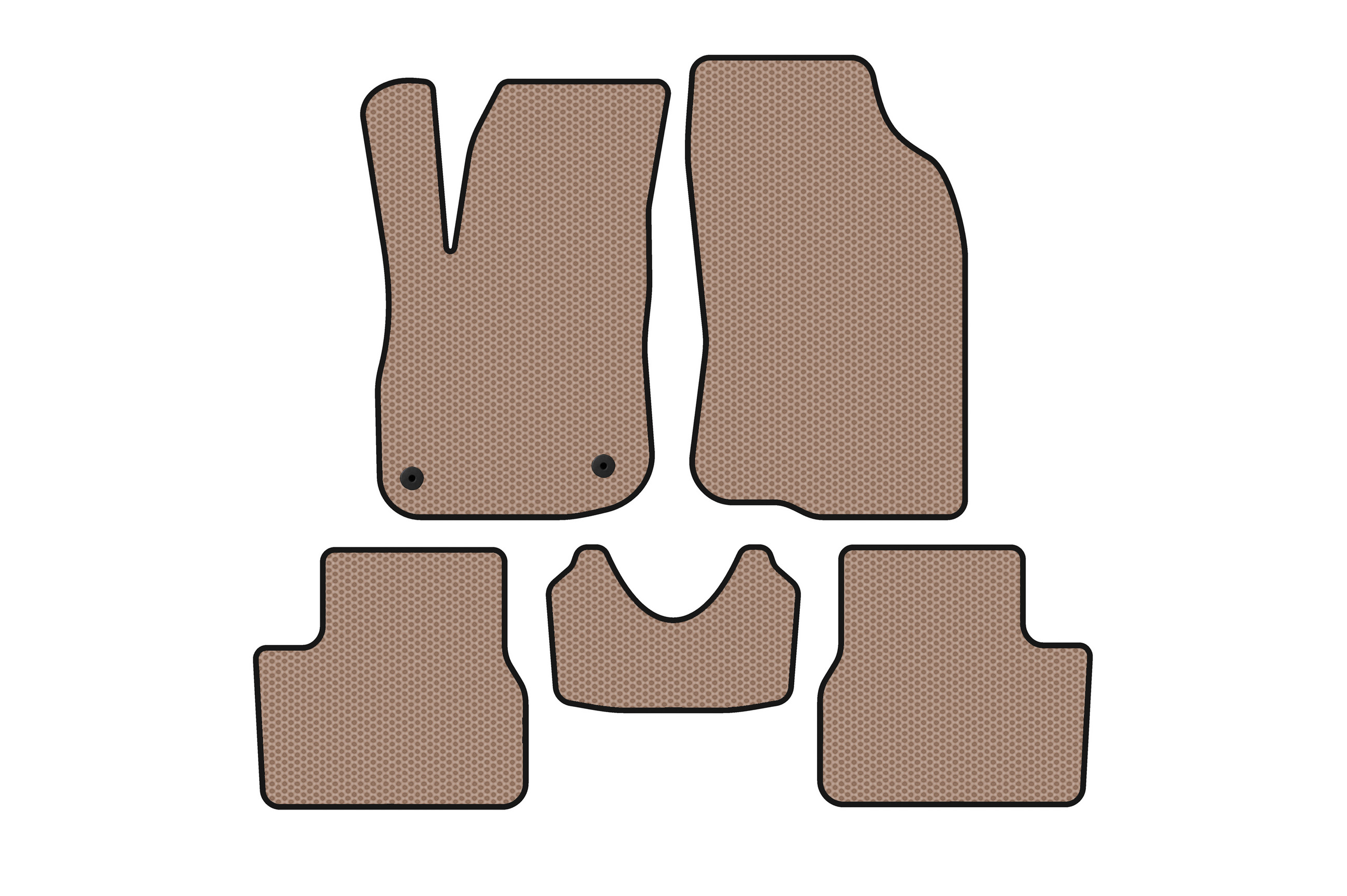 Гумові килимки Carsuit (Бежевий)