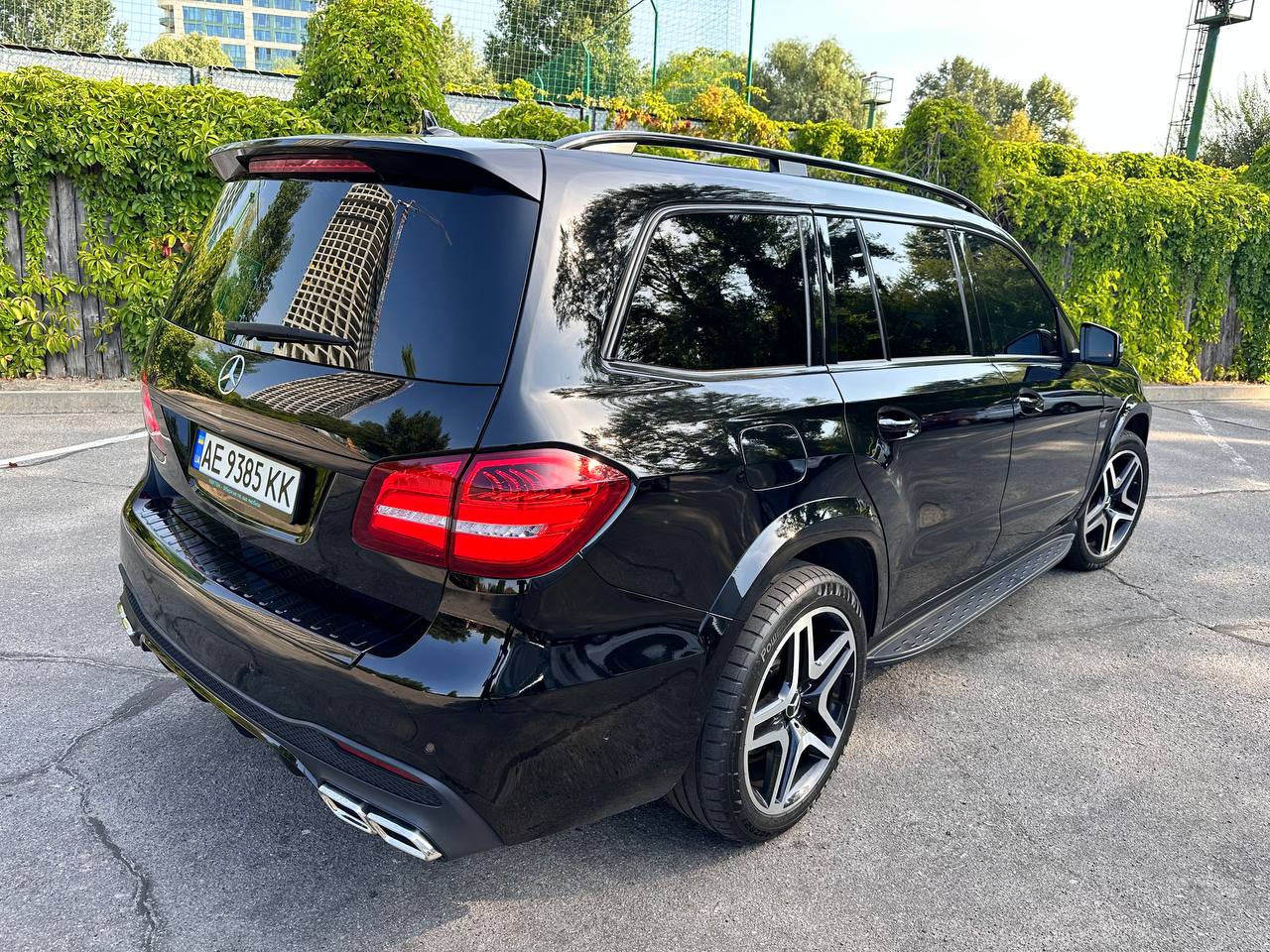 Рестайлінг комплект обвісу GLS63 AMG для Mercedes-Benz GL class X166 2012-2015 5