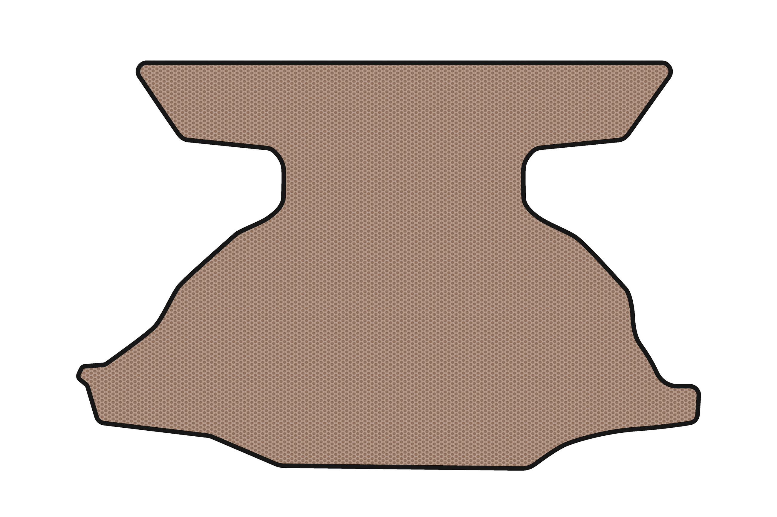 Гумовий килимок в багажник Carsuit (Купе, бежевий)