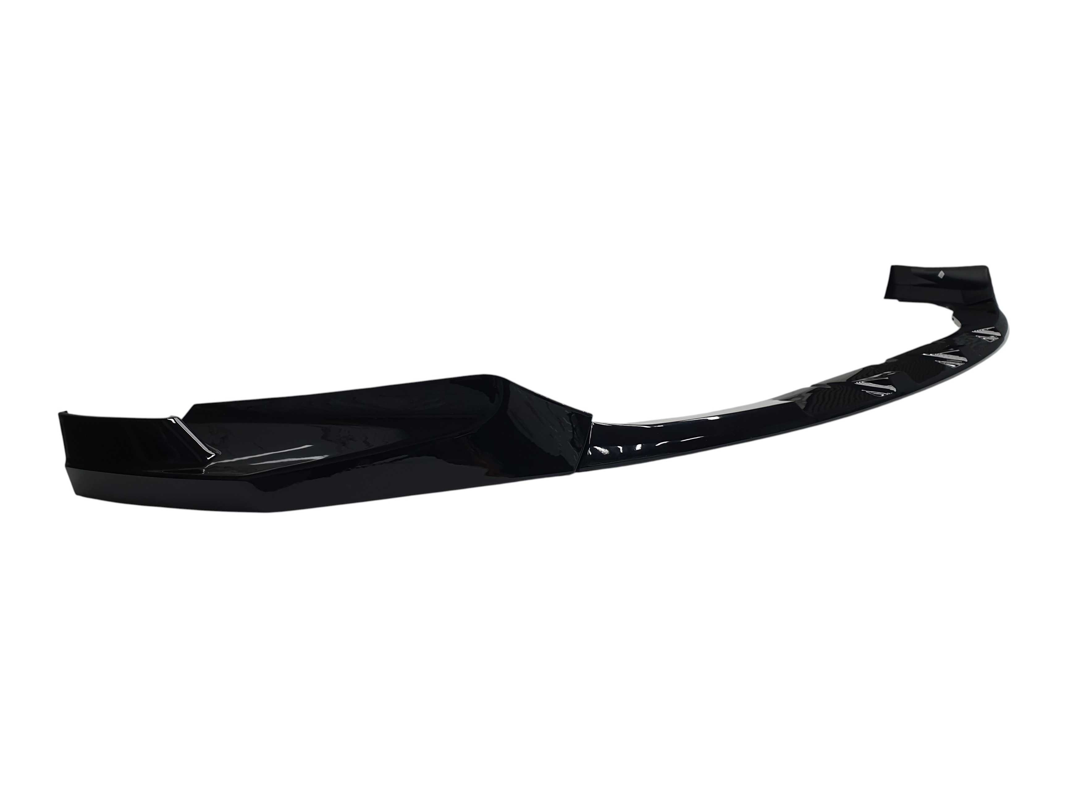 Губа (переднього бампера) Чорний глянець V1 на BMW M3 G80 / G81 2021-2026 року 3