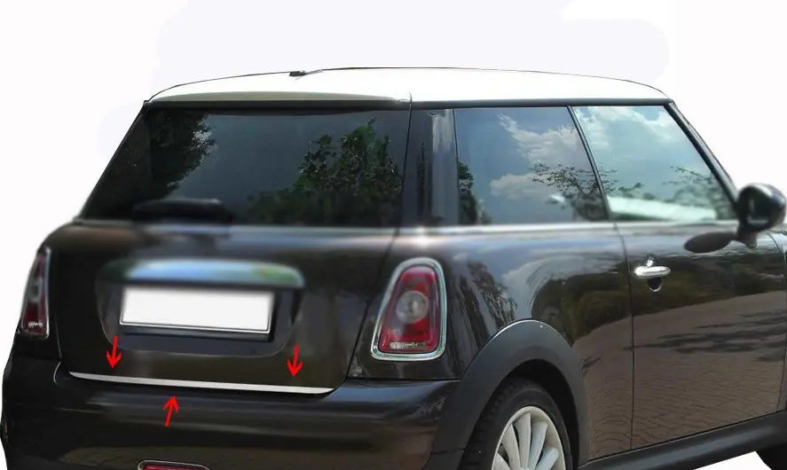 Кромка багажника R56 (нерж.)