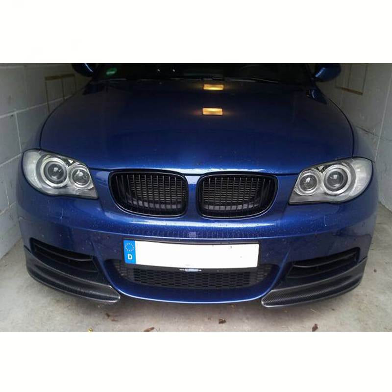 Накладки на передній бампер Flap (для E82/E88 M-Sport, Карбон) 3