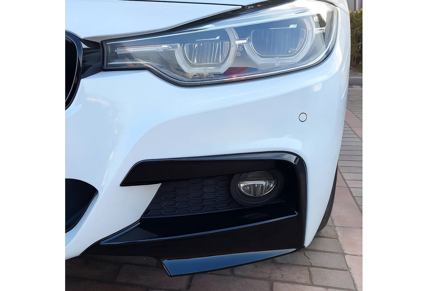 Кутові накладки на передній бампер (для M-Sport, ABS) 2