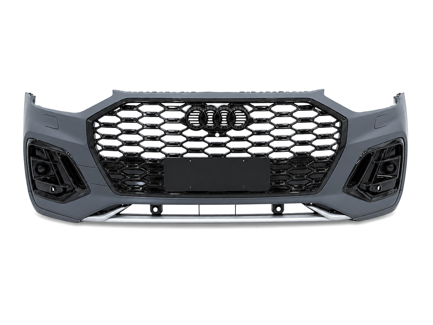 Бампер передній у зборі S-Line BLACK для Audi Q5 Sportback 2021-2024