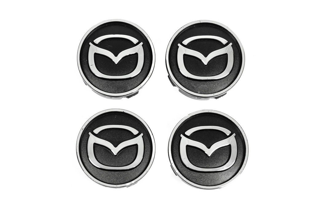 Ковпачки диски чорні maz5955tur-bl (59мм на 55мм, 4 шт)