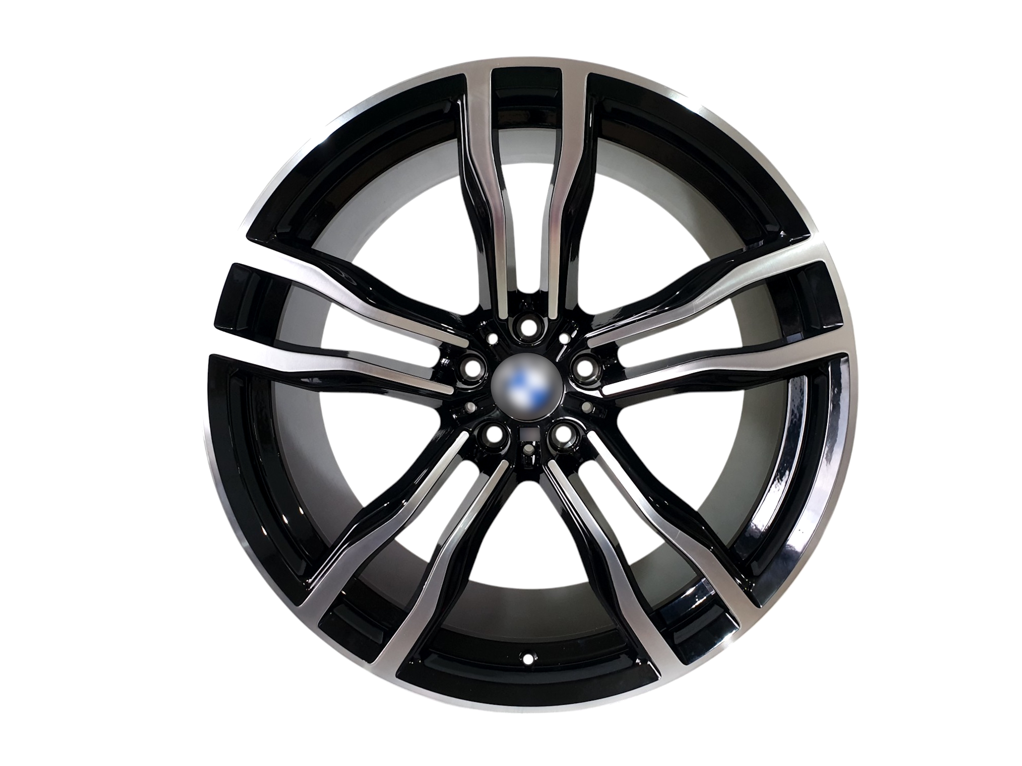 R21 Chrome Black (різноширокі) Диски на BMW X5 F15 2013-2018 року