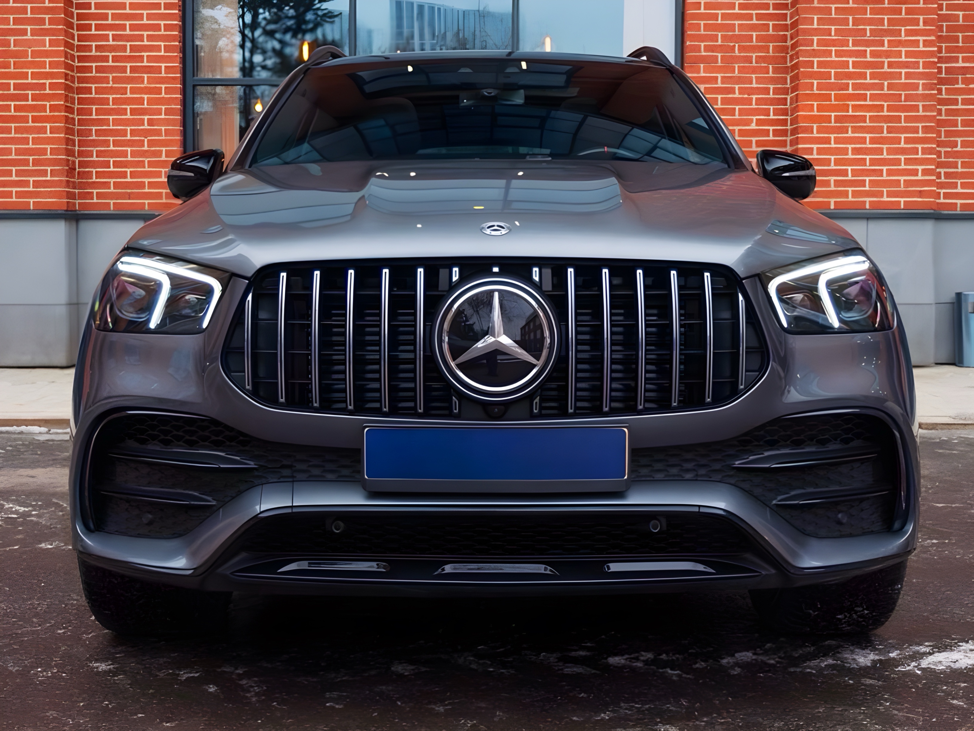 Решітка радіатора GT CHROME Mercedes GLE-Class V167 2019-2022 ДЛЯ AMG 2