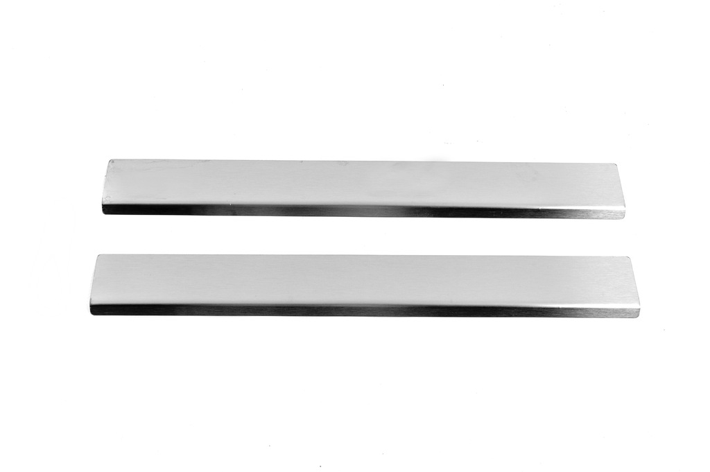 Накладки на дверні пороги V2 (Carmos, 2 шт, нерж.) 2