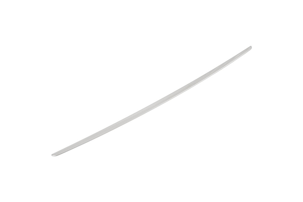 Накладка на передній бампер (2019-2021, нерж) 2