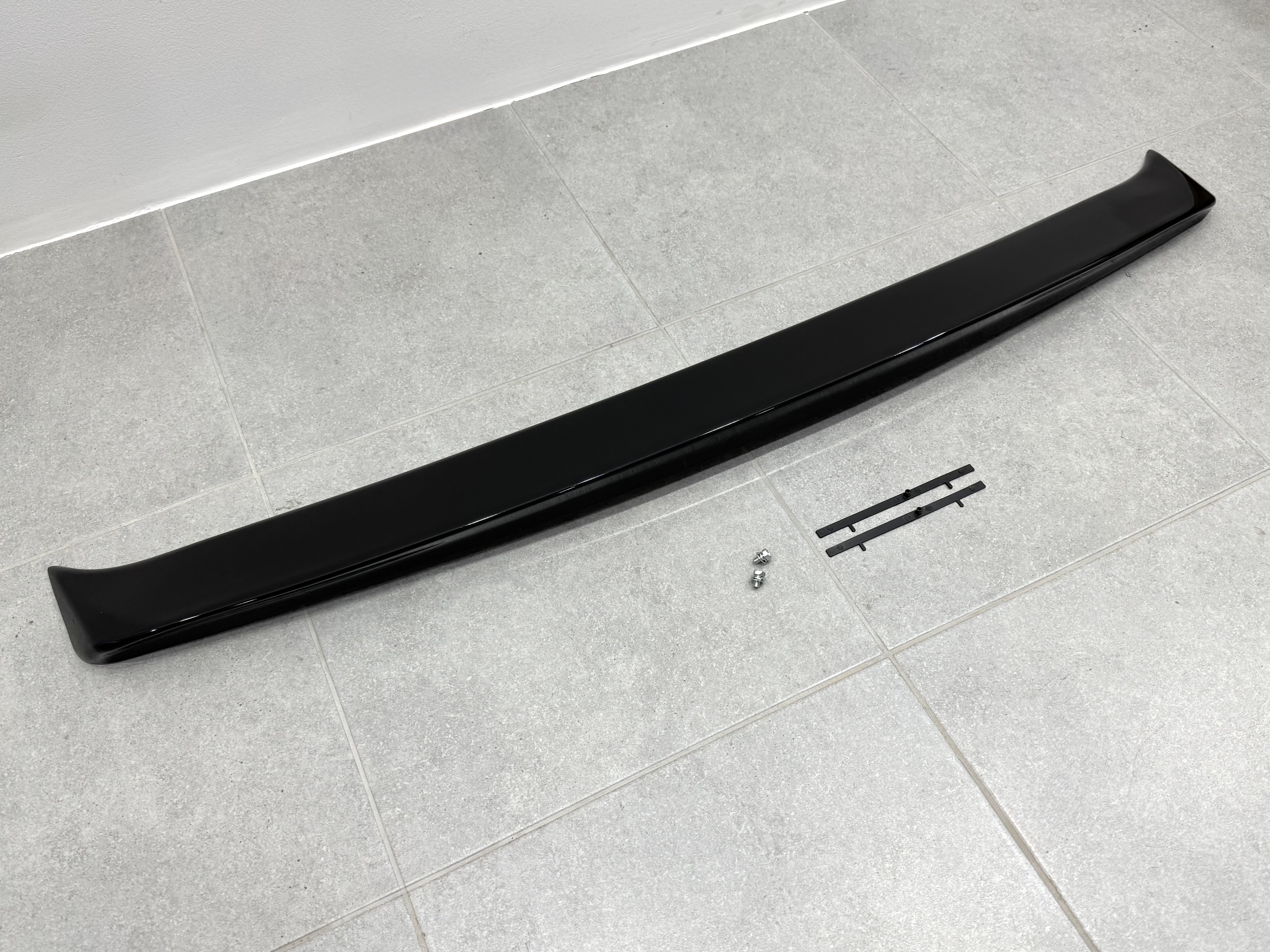 Спойлер ліп на багажник Honda Civic 4D 2006-2011 ABS пластик, колір чорний глянець 3