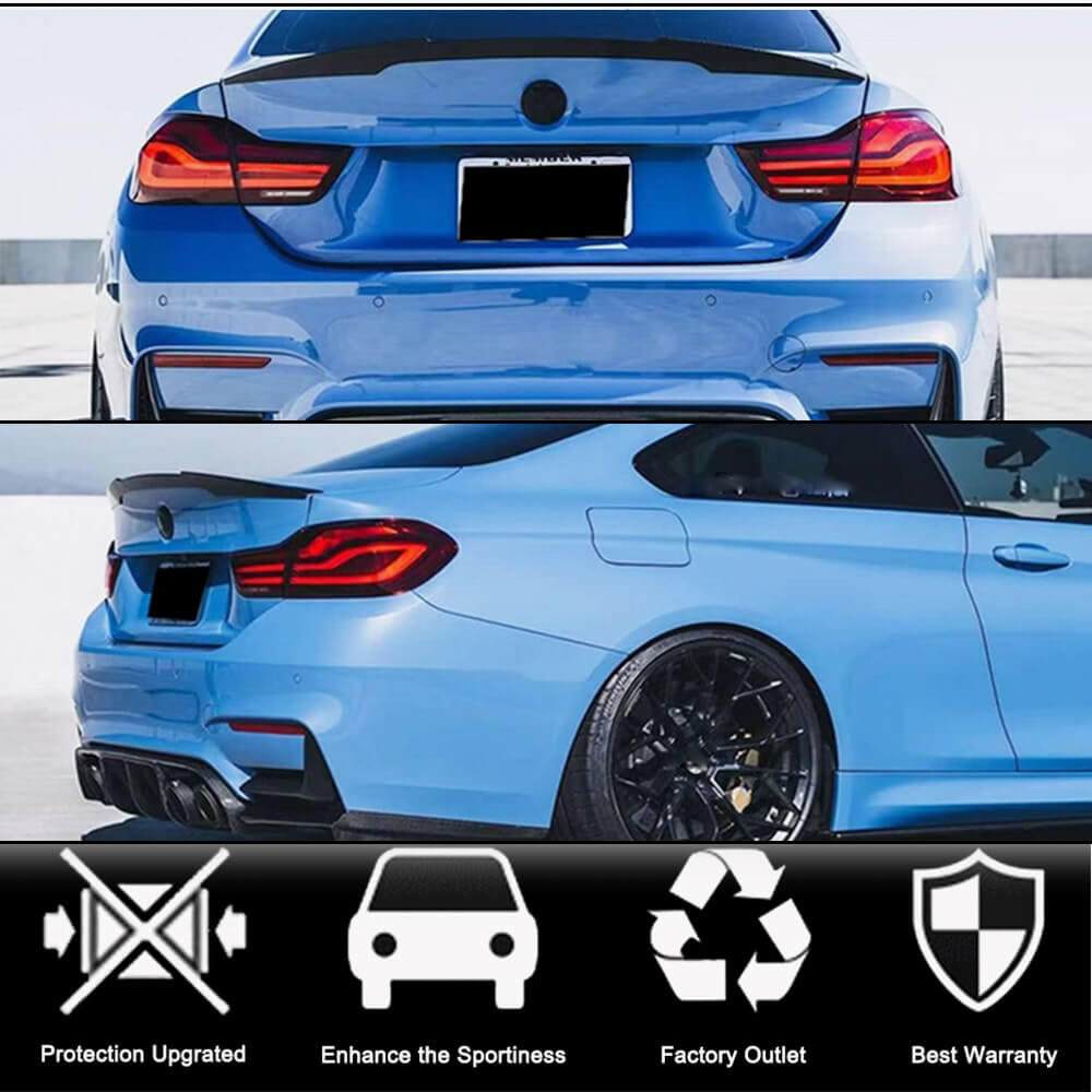 Спойлер M4-Style V2 (для F82, Карбон) 2