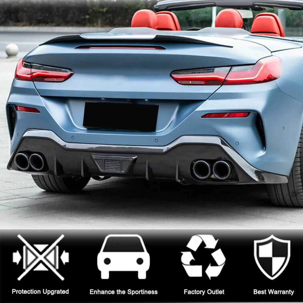 Дифузор заднього бампера V1 (для G14/G15 M-Sport, Карбон) 2