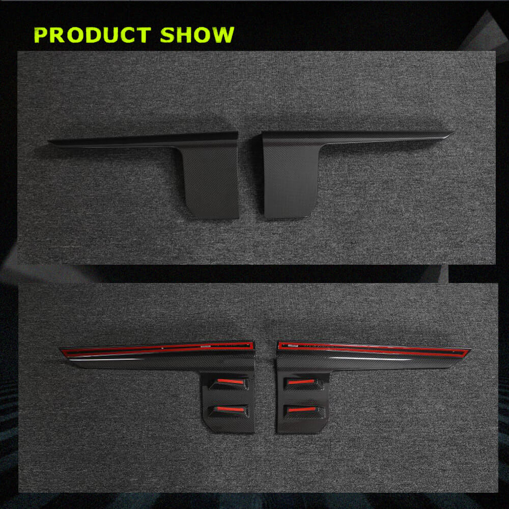 Накладки на пороги V2 (для G87, Карбон) 3