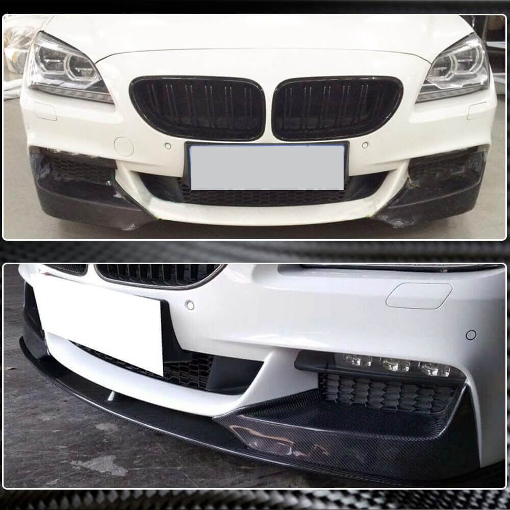 Накладки на передній бампер Flap V2 (для M-Sport, Карбон) 3